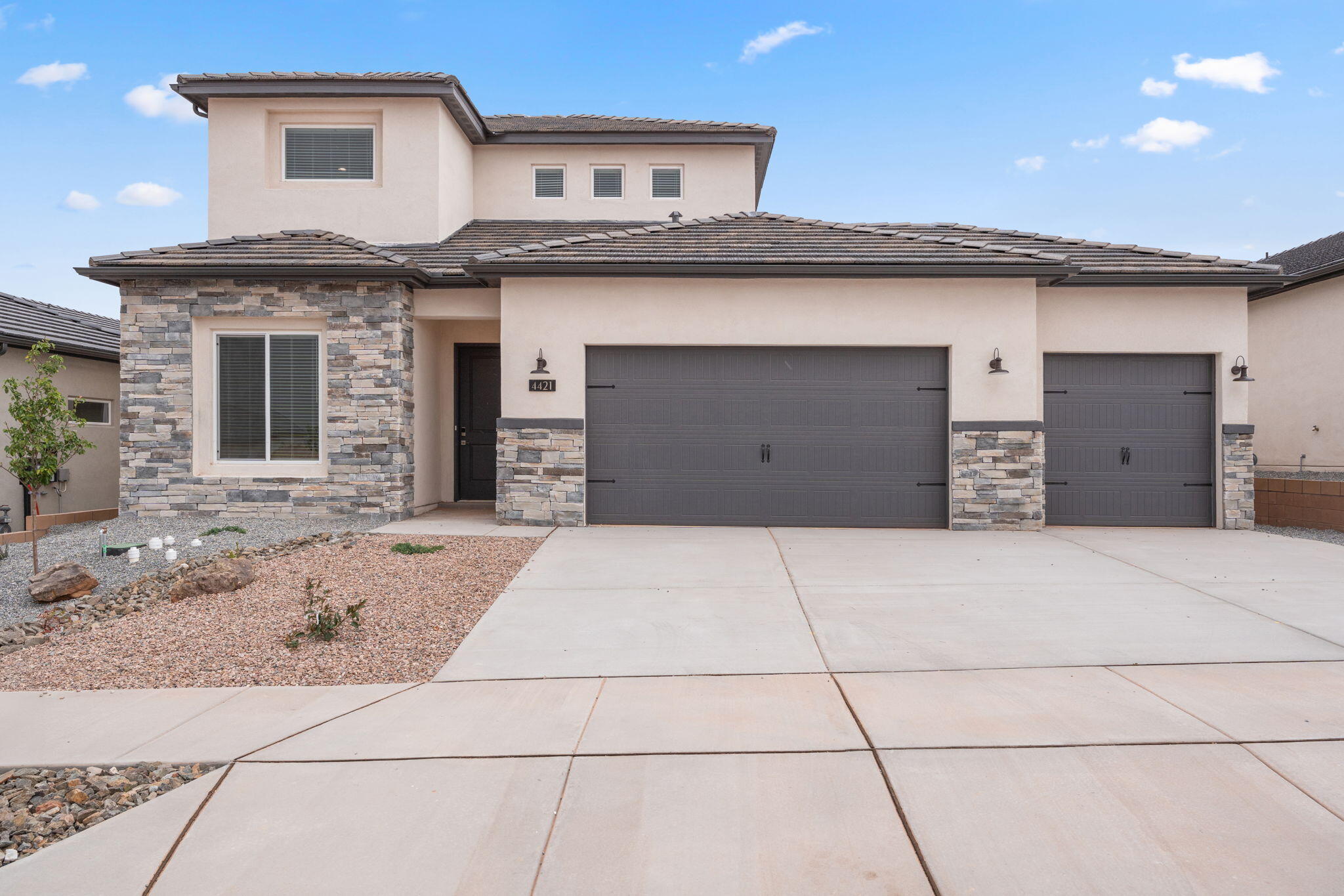 Discover this stunning Green Build Gold Certified new construction home offering 2,580 sq ft of energy-efficient living. With 4 bedrooms, 3 full baths, and a spacious 3-car garage, this thoughtfully designed home features an open layout with a versatile loft upstairs. The owner's suite and a secondary bedroom are conveniently located on the main floor, ideal for multi-generational living or guest accommodations. Enjoy a gourmet kitchen with maple cabinets, granite countertops, and premium Frigidaire Professional appliances. Built for comfort, style, and sustainability, this home is a perfect blend of modern living and eco-conscious design. Ask about available buyer incentives today!
