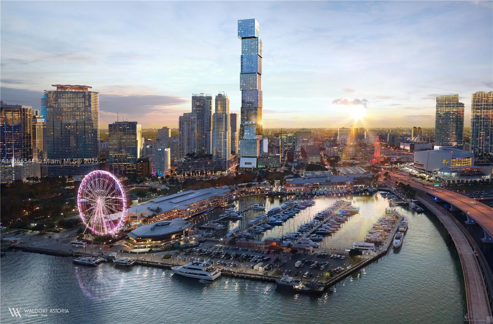 Waldorf Astoria Residences Miami offers an experience in transcendence, an exclusive lifestyle offering embedded within a legacy brand that has stood the test of time. With its limitless views, extraordinary architecture and timeless brand, will usher in a new era for generations to come. First 100 story tower in Miami. Residents will have access to all hotel amenities and services. Already broke ground in 2022, est. delivery 2028. 11 foot ceilings, fully finished with the utmost quality of finishes in the market. Located in the heart of Downtown Miami, area with the most potential for growth in the next 4 years. This is the best time to secure a residence in this iconic residential tower.