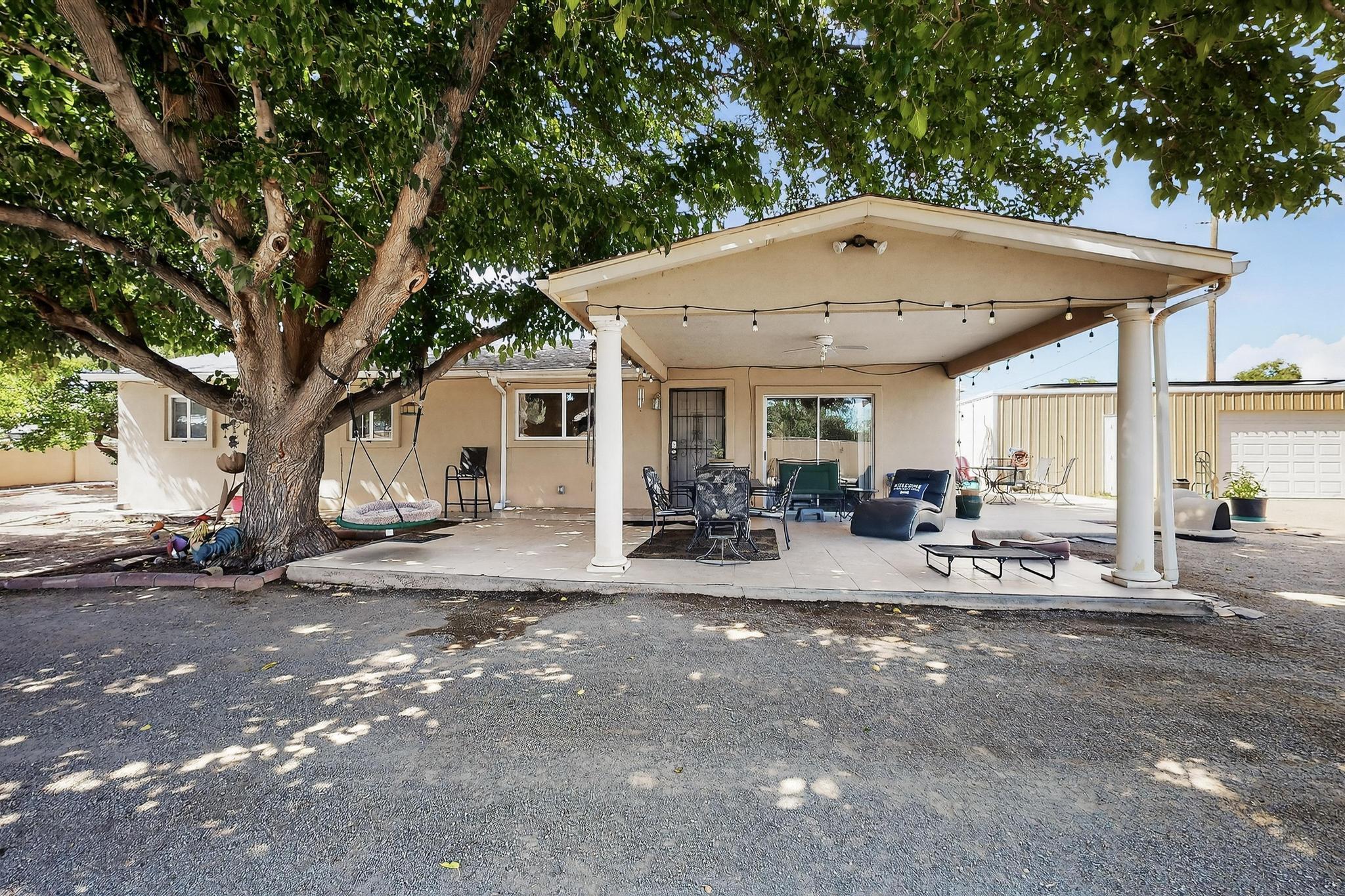 Are you looking for land? This property has it! Are you looking for privacy? It's has that too! This gorgeous property has it all! From space, to privacy to fruit trees, to an actual steam shower, and a storage room that features a mini-spit system powered by owned solar panels located next to the two car detached garage. So many possibilities on this wonderful property that is nestled in the heart of the south valley. This house is perfect for family gatherings, summer BBQ's and events, spacious bedrooms and an oversized laundry room. You do not want to miss out on your opportunity to own this gem! Make an appointment today!
