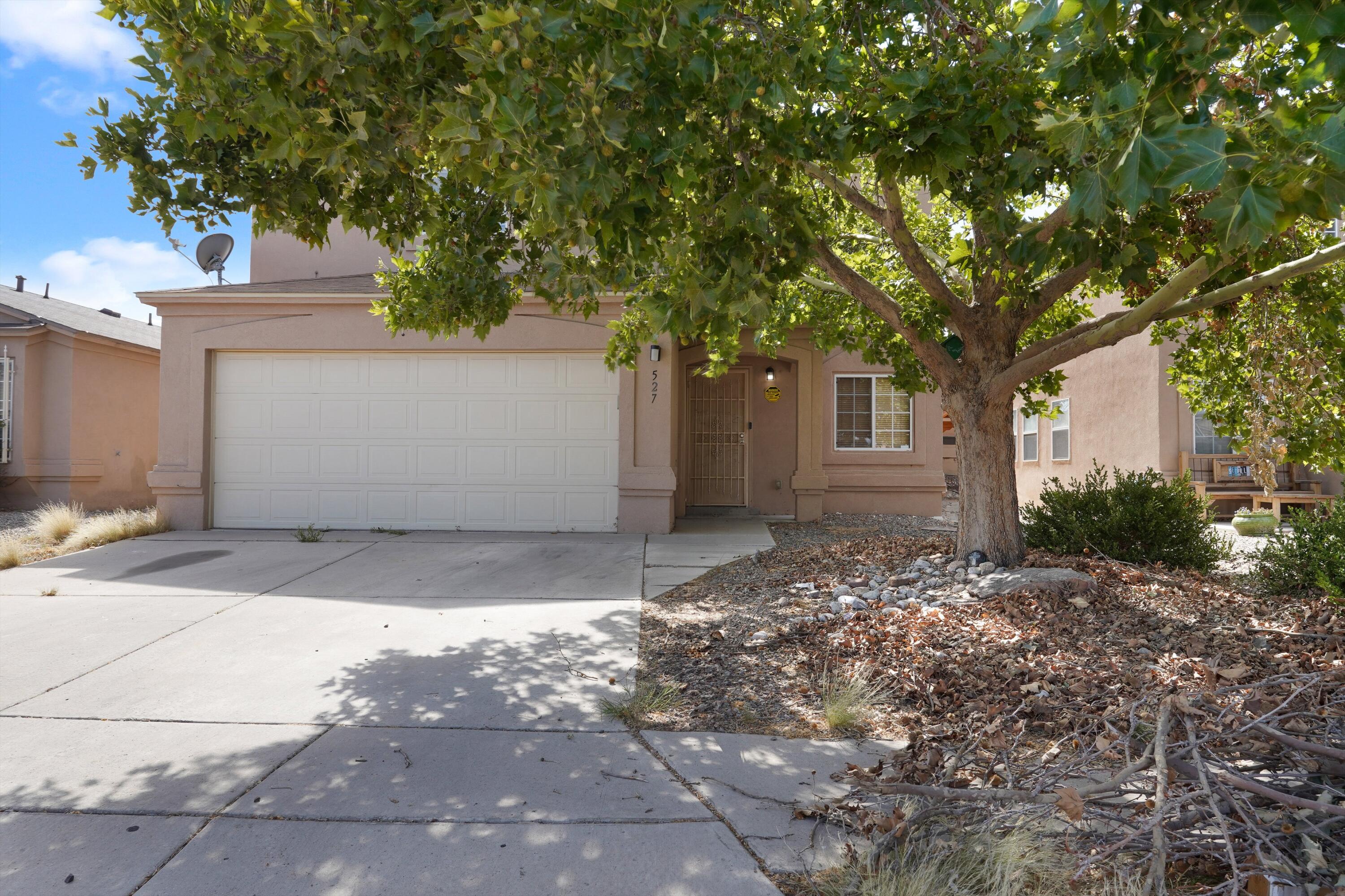 This spacious home offers a fantastic opportunity for investors or buyers looking to add personal touches. Featuring an open floor plan with an eat-in kitchen, breakfast nook, and a dining area that opens to a  landscaped backyard with additional storage, a cozy sitting area, and a large covered patio perfect for entertaining. The primary suite overlooks the backyard and includes a spacious bathroom and walk-in closet. Two additional bedrooms offer generous space, one with its own walk-in closet. A versatile loft can serve as an office, gym, or potential fourth bedroom. With no HOA and a prime location near shopping, dining, and easy freeway access, this home is full of potential and ready to shine with a little TLC.
