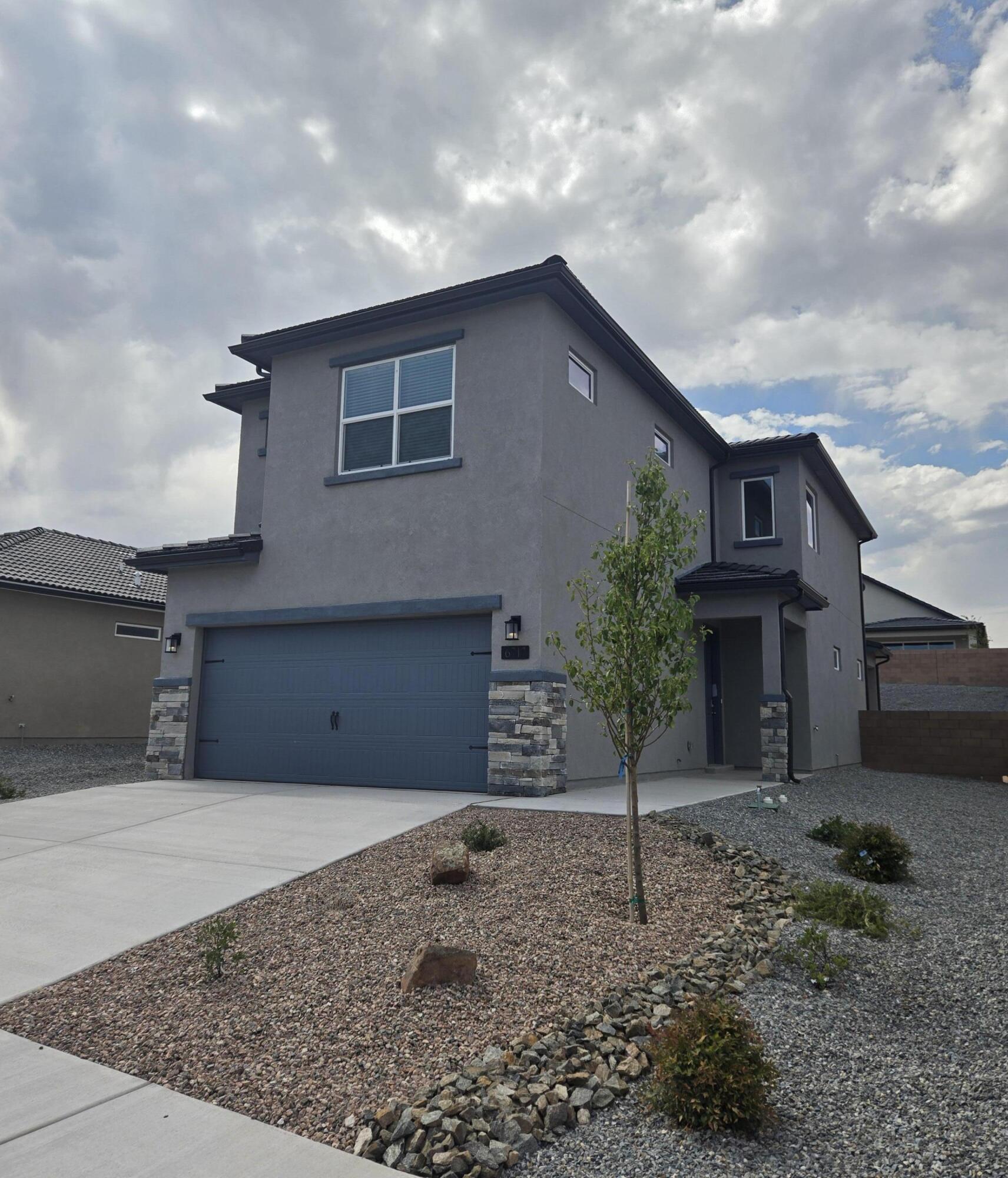 Stunning new construction Green Build NM Gold Certified home offering 2,056 sq ft of energy-efficient living. This 4-bedroom, 3-bath residence features a modern kitchen with stainless steel appliances, granite countertops, and ample cabinetry. Enjoy a spacious open floor plan, inviting covered patio, and oversized yard--perfect for entertaining or relaxing. Ask about our available buyer incentives today!