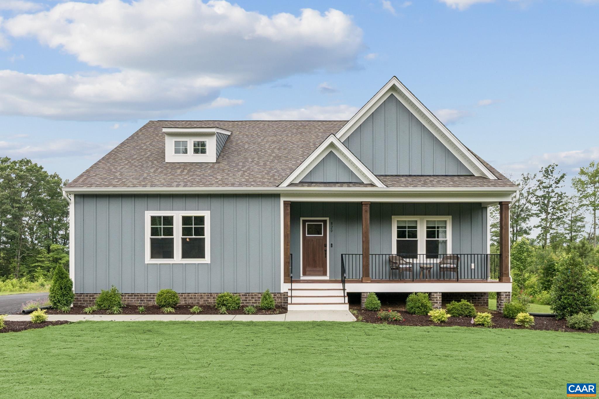 THIS IS A TO BE BUILT HOME! Contact the site agent for timeline and details. The Randolph floorplan offers 3 bedrooms, 2.5 baths, and a first-floor primary suite! Off the entryway, a flex room can serve as a formal dining room, a spacious home office, or any other use that fits your lifestyle. The well-appointed kitchen boasts quartz countertops, gas cooking, a center island and a walk-in pantry. The adjoining dining area features a sliding glass door  to the back porch. The heart of the home is the light and bright family room. The first-floor primary suite includes a walk-in closet and an ensuite bath featuring a double vanity, a 5' tiled walk-in shower, a water closet, and a linen closet. Upstairs features a loft area and two additional bedrooms with walk-in closets. The exterior offers front and rear covered porches. Green Spring Estates combines the best of rural charm with modern convenience. Its proximity to Charlottesville means you're never far from shopping, dining, and cultural activities, the perfect blend of country living with city amenities.  Up to $20k in flex cash with use of our preferred lender.  Pictures used for advertising purposes and are not of the house, may include upgrades, not part of advertised price.