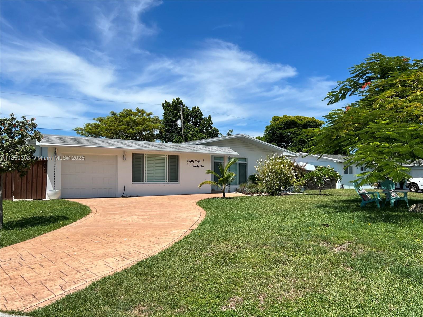 Located in coveted Whispering Pines, this beautifully updated 3-bed, 2-bath home set on an elevated corner lot offers the perfect blend of style & comfort. The bright, open layout is anchored by a stunning new chef’s kitchen featuring quartz countertops & ss appliances. Recent upgrades include newly added media & laundry rooms, & a gas-powered water heater, enhancing the home’s functionality & efficiency. Step outside to a sparkling pool set within a lush, wrap-around backyard featuring a spacious, pre-wired shed that adds versatility for storage.  The garage is equipped with storm-rated insulated doors & its own AC, ideal as a studio or gym. Directly across from the lake, a popular area during the holiday season, & steps from top-rated WP Elementary. Modern upgrades meet prime location!