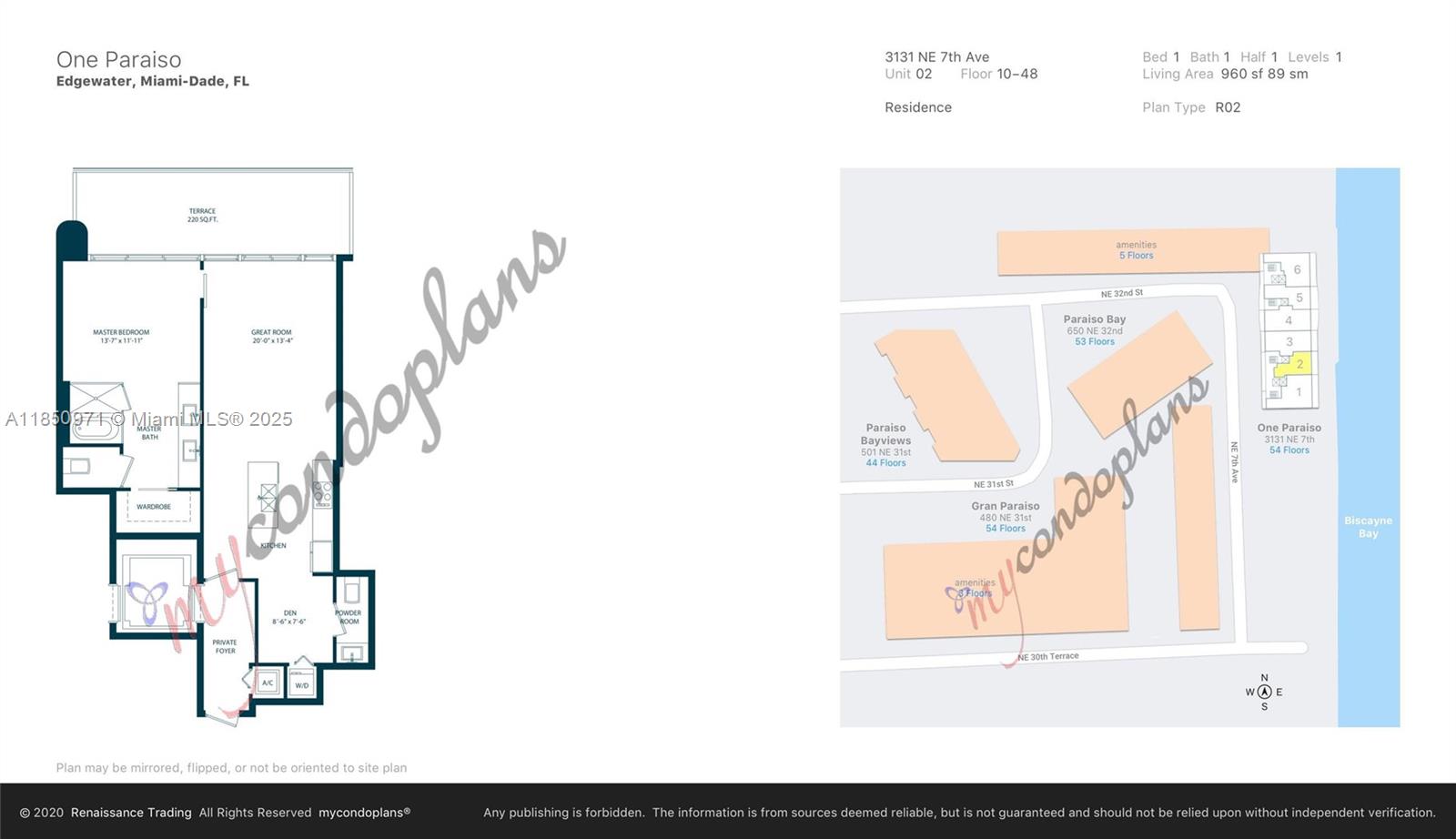 3131 NE 7th Ave #3602, Miami FL 33137
