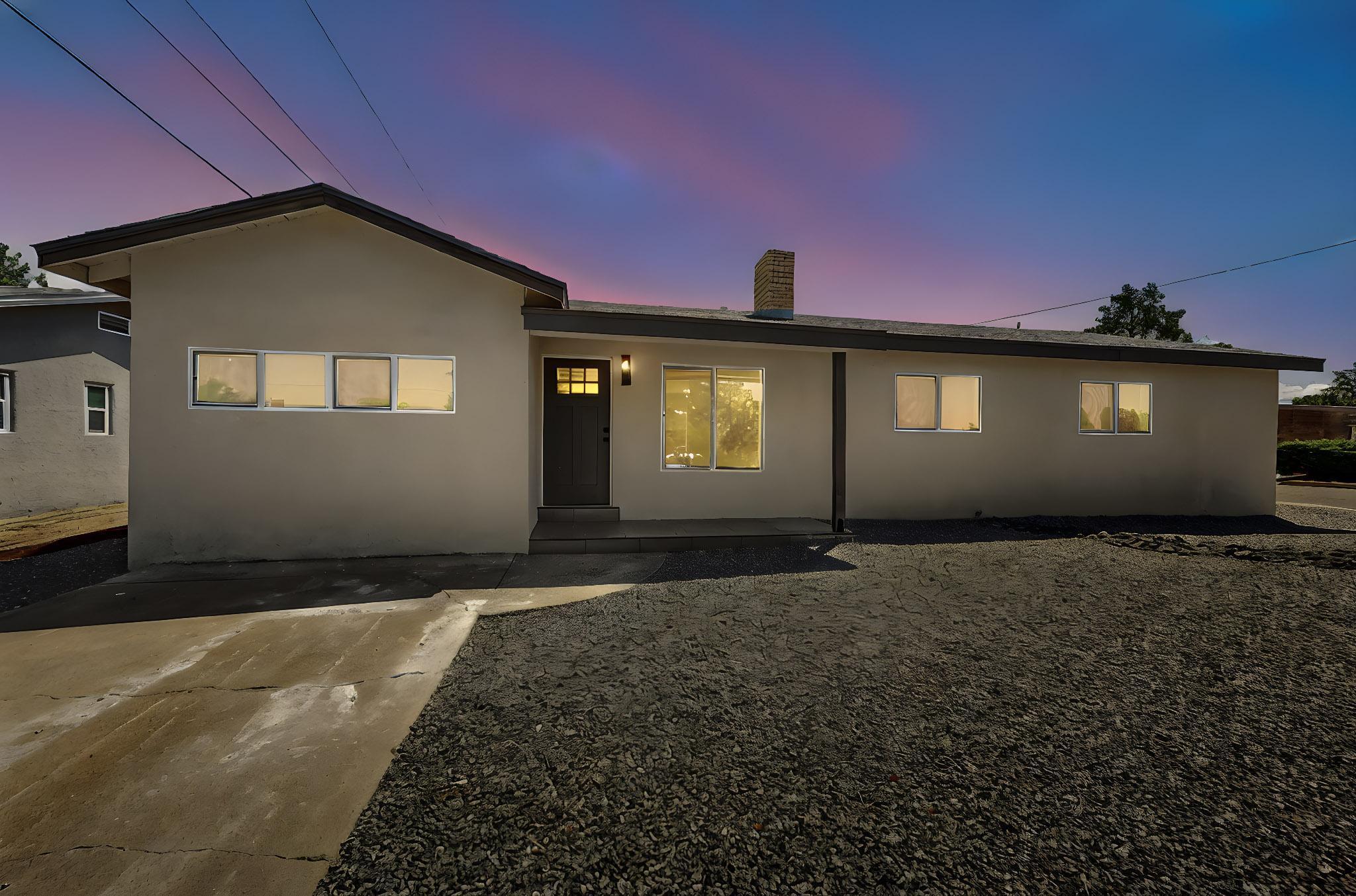 OPEN SUN, 9-7,1:00-3:00 Beautiful UPTOWN remodel-4 bdr. 2 bath home! Open floor plan w/ a cozy fireplace in the family room & waterfall breakfast bar in the updated kitchen.  There's attractive tile in the remodeled baths. All new flooring, new light fixtures, & fresh paint! New appliances, plenty of new cabinets, updated quarts counter tops, a new water heater new REFRIGERATED AIR mini splits. Sip your morning coffee in the back while you watch the sun come over the mountains. Did I mention that this beautiful home also sits on a corner lot w/ possible BACKYARD ACCESS!  Only a couple of minutes from a lovely park, walking, biking trails, restaurants & schools.  Pride of ownership in this well-established neighborhood. WOW, Come check it out!