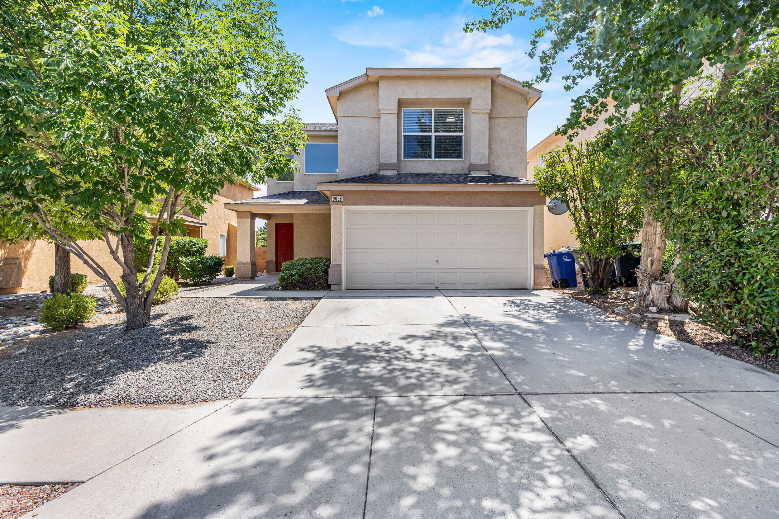 Beautifully Remodeled Home located in a sought-after gated community in Southwest Albuquerque. This freshly remodeled home is move-in ready, offering a bright and updated feel throughout. Recent improvements include new flooring, fresh paint, updated carpet, modern light fixtures, new countertops, and a completely renovated primary bathroom.The thoughtful updates blend style and functionality, making this home a great choice for anyone looking for comfort and quality in a secure setting. Don't miss the opportunity to see this beautifully refreshed property!