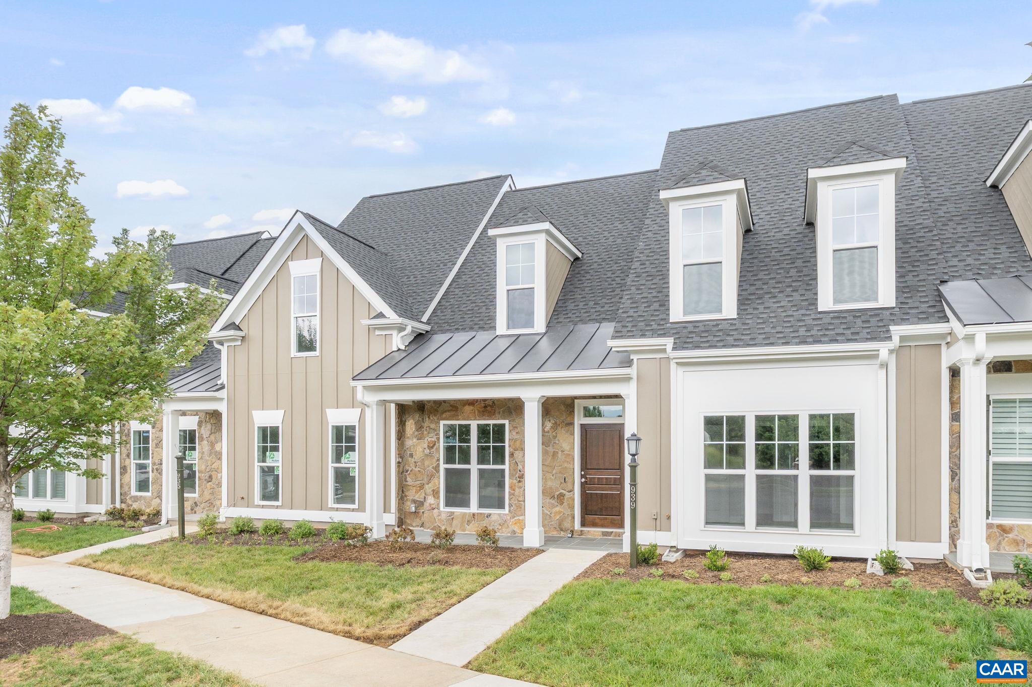 Move-In Ready Village Home in Old Trail! Main level living with a private fenced in courtyard in the heart of Old Trail Village! Our Village Home first floor comes complete with a spacious Owner's Suite, Study, light-filled Great Room, upgraded Kitchen, Dining Room, Screen Porch and Laundry/MudRoom entry from the 2-Car Garage. 3 additional Bedrooms, 2 Full Baths and an open Loft complete the spacious second floor. Quality 2x6 construction from a local builder combined with hand-picked finishes chosen by our talented Design Coordinator make this house a fantastic option! Old Trail Village is a vibrant, walkable community featuring a golf course, swimming pool, restaurants and miles of walking trails. Why wait? Start enjoying this beautiful home, all Old Trail and Crozet have to offer this Fall!