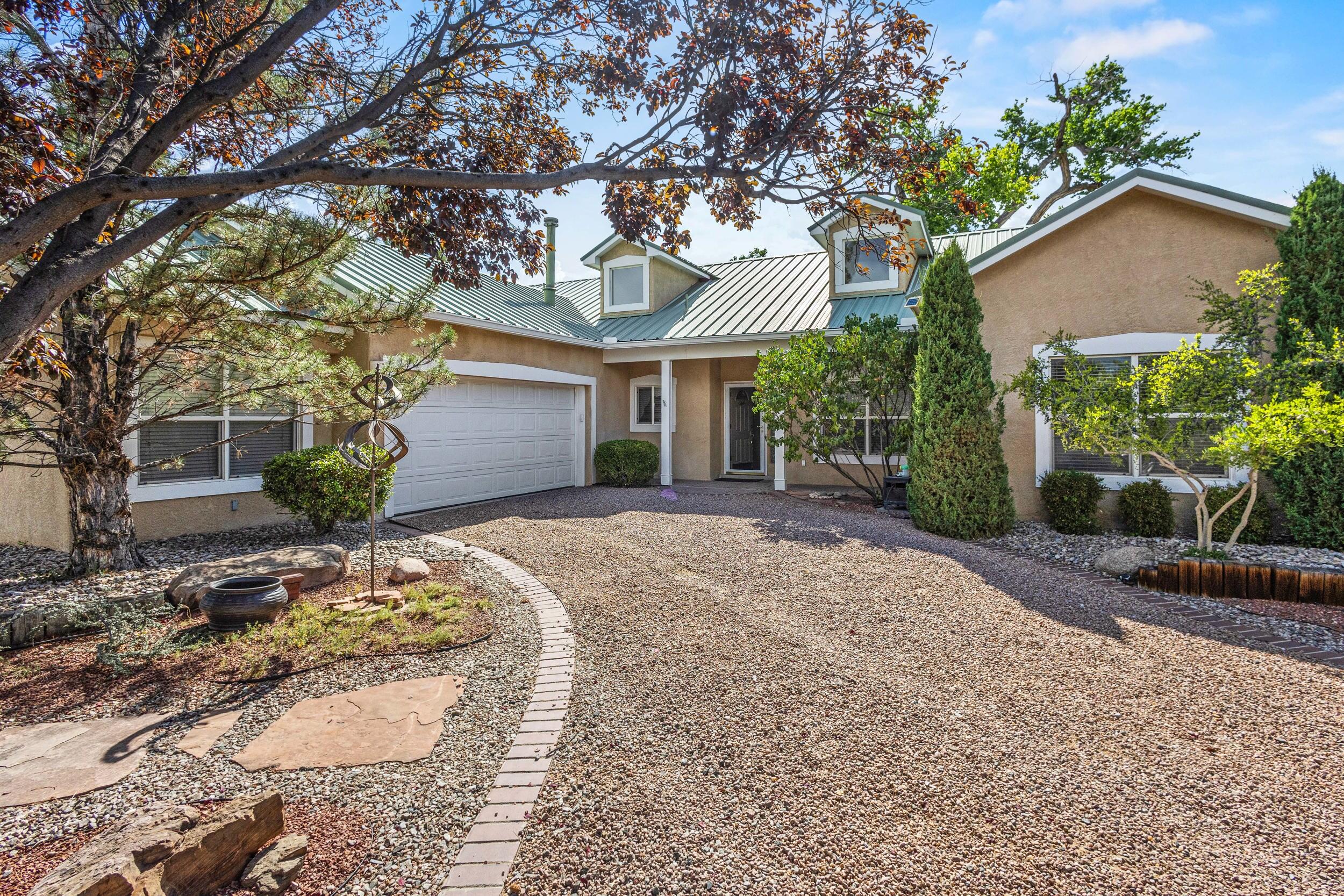Welcome to this beautiful one story home in the highly sought after Bosque Del Rio Neighborhood, just steps from the Rio Grande & biking trails! This 1 owner home has been meticulously well cared for, and is situated on a large lot. The open concept floorpan is perfect for entertaining, ready for you to come and make it your own! Massive primary bedroom suite could be utilized as an extra sitting/reading area or office.Other 3 bedrooms situated on the opposite side of the home perfect for privacy. This home has an oversized 2 car garage with space for a workshop. The lush green backyard is perfect for entertaining and also includes a large covered patio for shade, and a large shed for additional storage.Don't miss out on this rare opportunity to own a home in this highly desired location