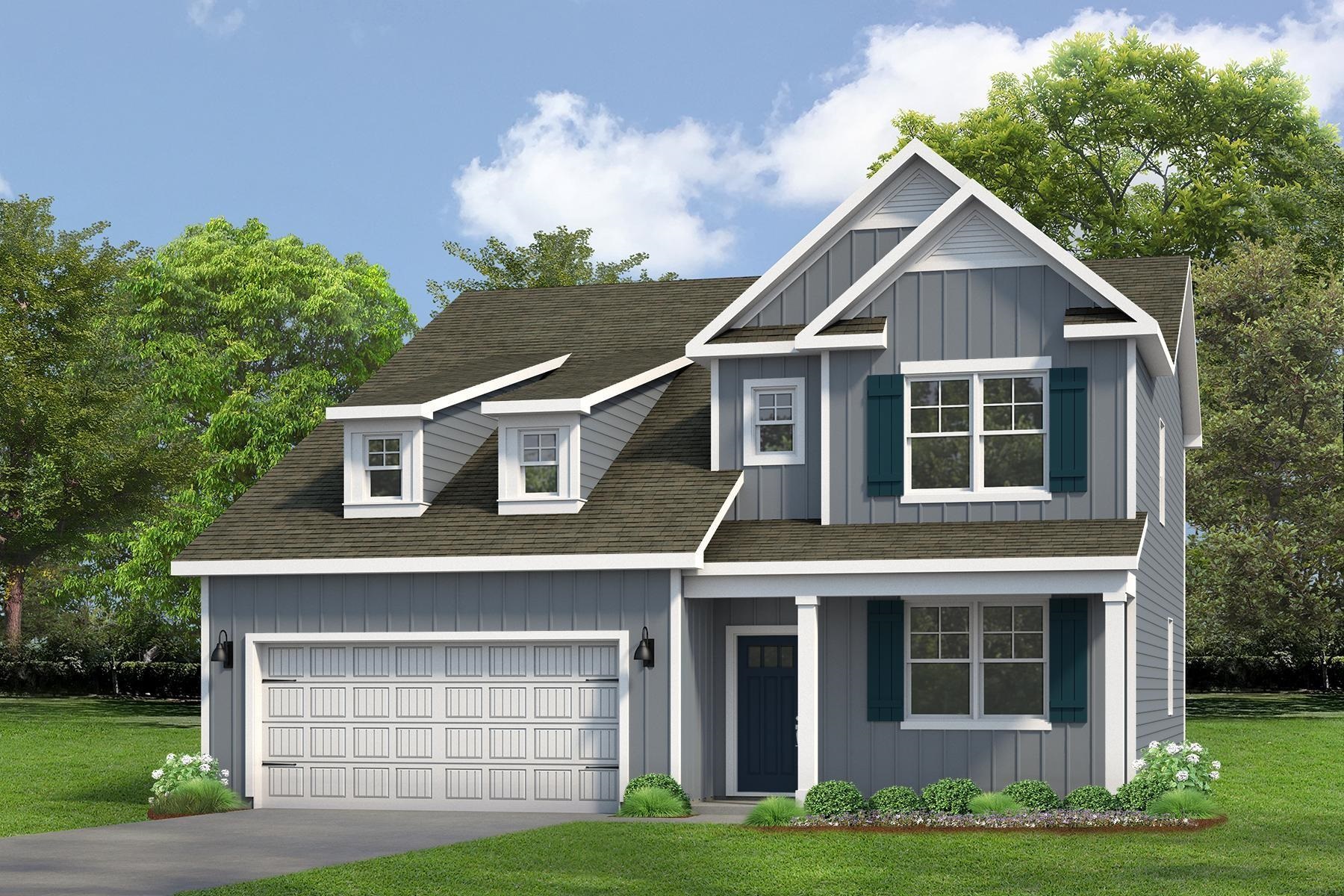 QUICK MOVE-IN! Step into the Salem model, a thoughtfully designed home offering an open-concept layout that combines modern style with ultimate functionality. The main level features a welcoming family room, a gourmet kitchen with casual dining space, a versatile flex room, a laundry room, and a convenient powder room, all designed for everyday living and effortless entertaining. Your FIRST FLOOR PRIMARY SUITE is a true retreat, complete with a large walk-in closet and a luxurious bath featuring separate vanities and a private water closet for added privacy. Upstairs, enjoy a spacious bonus room with TWO walk-in closets, a full bathroom, and three additional generously sized bedrooms. This home offers the perfect blend of peace and convenience on a 2 acre lot, just minutes from Charlottesville. Enjoy stunning Blue Ridge Mountain views and easy access to outdoor activities.