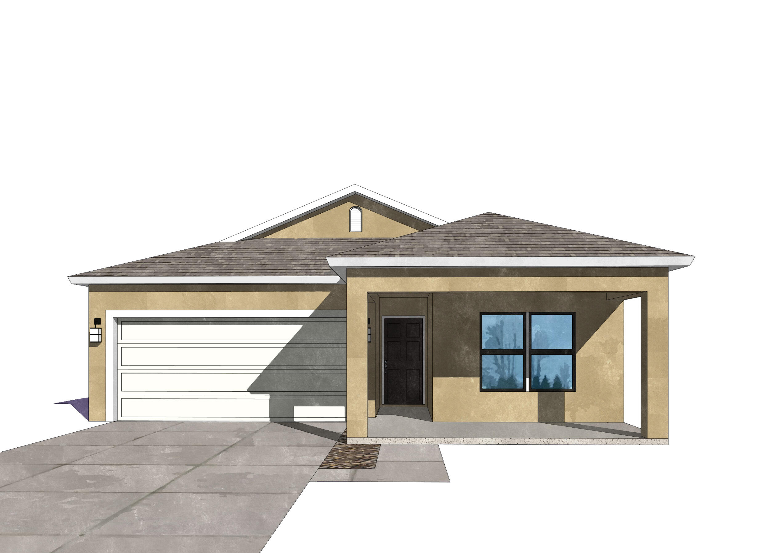 Imagine waking up to stunning views of the Sandia and Manzano Mountains, and enjoying a home that blends contemporary style with urban convenience. At Mesa del Sol, sustainability is more than a goal--it's a way of life. This water-wise, pedestrian-friendly, nature-focused community ensures smarter living and reduced energy usage, so you can save on utilities while making a positive impact on the environment. This beautiful 3 bdrm home will put you in the newest community in Mesa del Sol. Tile floors in kitchen, dining, bathrms and laundry. Granite countertops, 9' ceilings, double vanity in primary bath, walk in closet in master and many other desirable amenities await you in this 1701 sf home. Home includes an exclusive One-Year Builder Warranty in addition to a 2-10 Structural Warranty