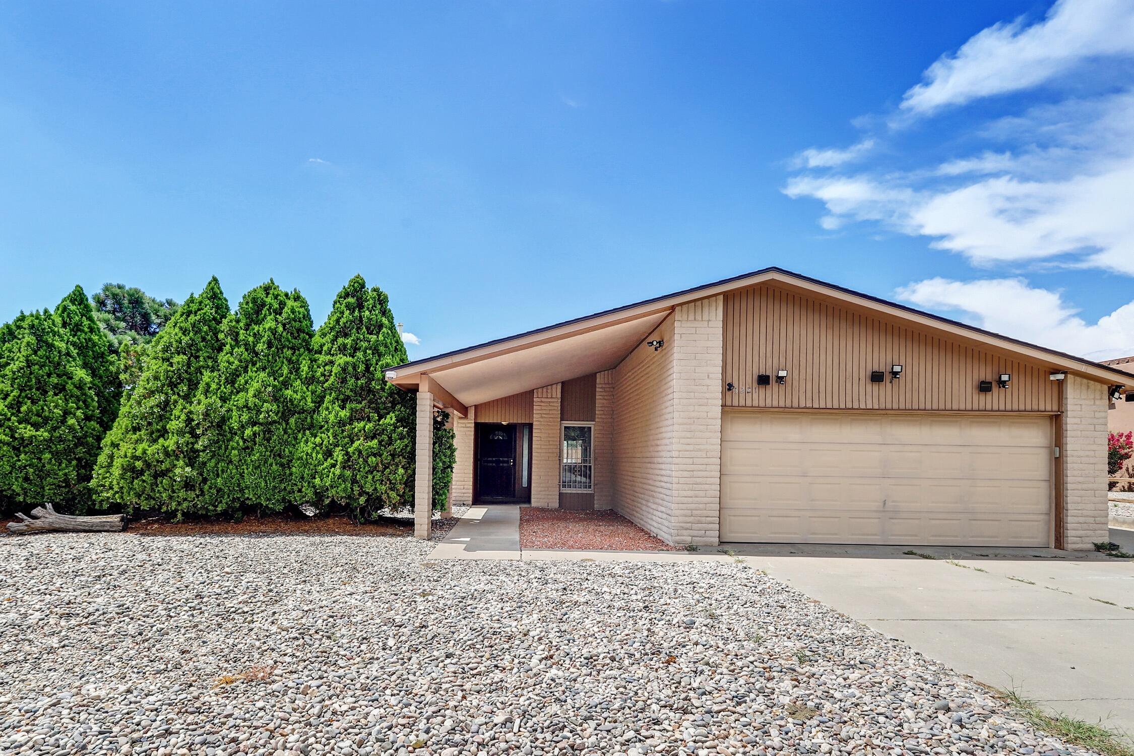 Come fall in love with this move-in ready, 3 bedroom, 2 full bathroom home sitting on a spacious 0.22 acre lot in a fantastic neighborhood with REFRIGERATED AIR! Enjoy an open layout with two generous living areas, dining area and tons of natural light throughout. The heart of the home is the stunning, fully updated kitchen--featuring stainless steel appliances, modern cabinetry, and an eye-catching backsplash. Brand new carpet in bedrooms and fresh interior paint make this home feel fresh and clean. Whether you're hosting friends or enjoying a quiet evening, the covered patio and large yard provide the perfect outdoor space. With great updates and an ideal layout, this home checks all the boxes! Welcome Home.