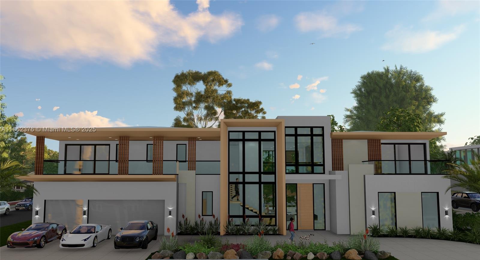 This exceptional, brand-new, two-story estate by the esteemed Yacov Development Group embodies the pinnacle of modern luxury and timeless sophistication. Located in the highly sought-after Boca Villas, this home offers true resort-style amenities, beginning with a grand 10-foot glass entry that leads into a vast open-concept layout. Inside, seven lavish en-suite bedrooms will be complemented by a dramatic double-height living room, floor-to-ceiling study windows, a state-of-the-art chef’s kitchen with a separate prep kitchen, a spacious clubroom ideal for entertaining, and an upstairs sitting area perfect for relaxation. Ideally situated in exclusive East Boca Raton, just steps from The Boca Raton, Mizner Park, and the ocean. Q2 2026 Completion. Schedule your private tour today!