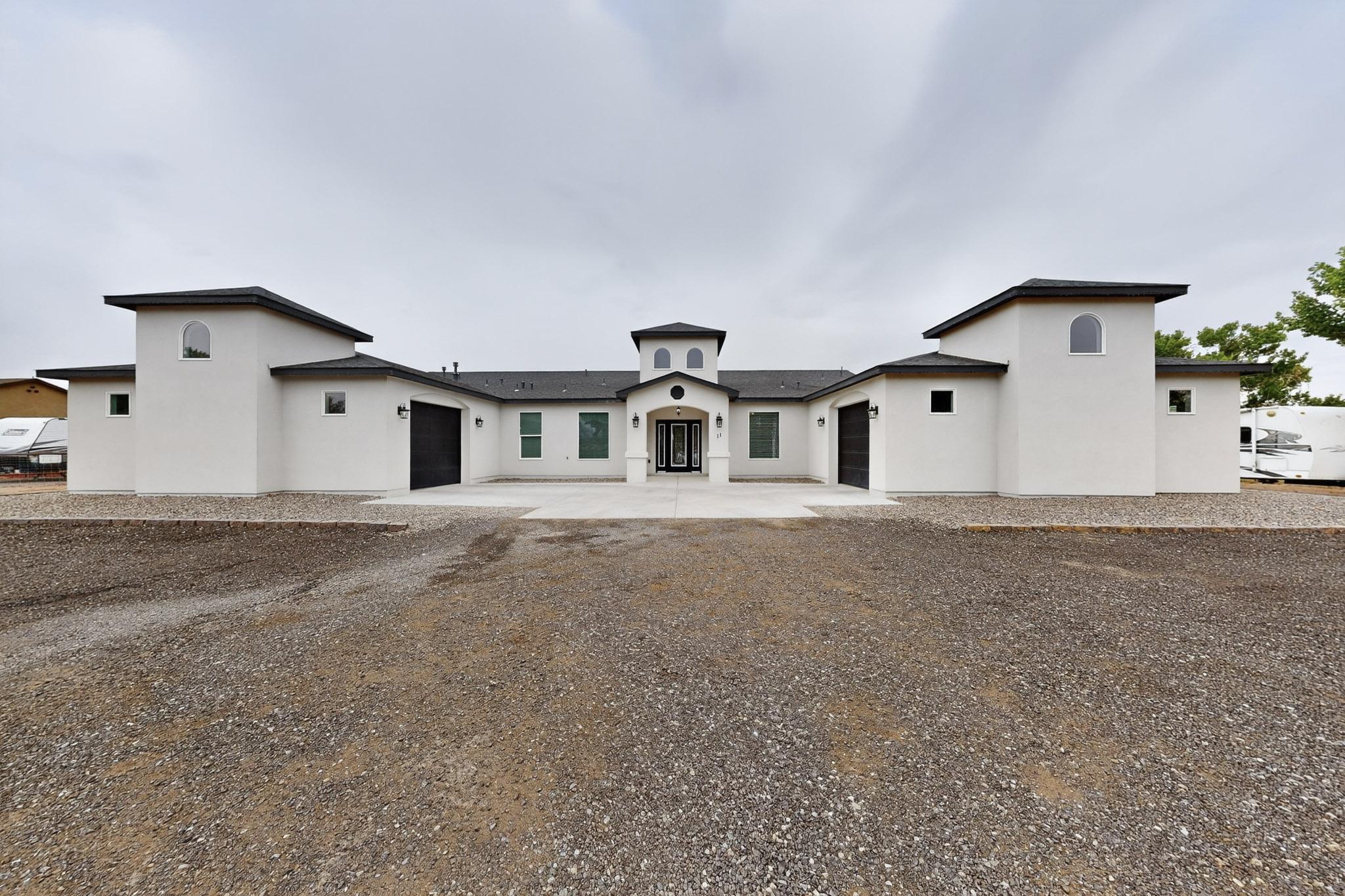 Beautiful custom house in a great neighborhood!! This great home offers a split floor plan with the master on one side & 3 bedrooms on the other, on 1 ac lot, full & crossed fenced. The foyer with a high tower welcomes you with an open concept in the kitchen, living room & dining area with bay window plus a bar area to entertain/enjoy with family & friends. Kitchen has an island, tiled backsplash, and a linear fireplace with flames and remote control. Master is spacious with a huge walk-in closet with a hidden room, big bathroom with his & hers sink, stand alone tub & snail tiled shower with two shower heads. The 3-car garage is finished, split, oversized and one goes straight to the 4th bedroom/office.  Backyard has a large, covered patio. Truly a must see!!