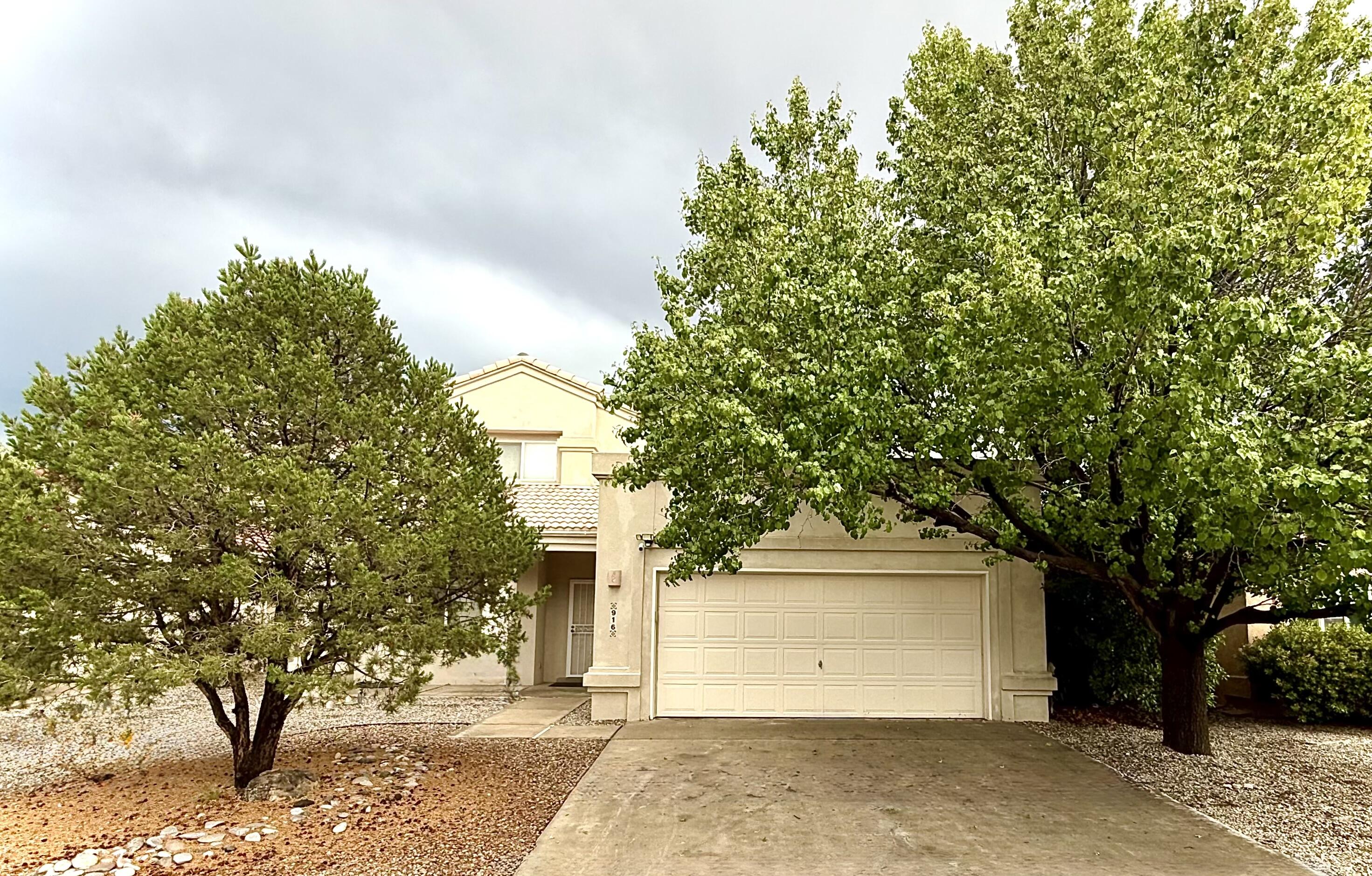 Tucked away at the end of a quiet cul-de-sac, this beautifully maintained two-story home offers both charm and comfort. Mature landscaping creates a lush, private setting, while inside you'll find an open floor plan designed for everyday living and effortless entertaining. The heart of the home is the kitchen--complete with stainless steel appliances, abundant cabinetry, an oversized pantry, and a sunny breakfast nook--flowing seamlessly into the great room where soaring ceilings and a cozy fireplace set the stage for gatherings. Natural light fills every corner.  Upstairs, the spacious primary suite is a true retreat with its own walkout walkout balcony--the perfect spot for morning coffee or evening stargazing. Three additional bedrooms and a full bath provide plenty of space for family.