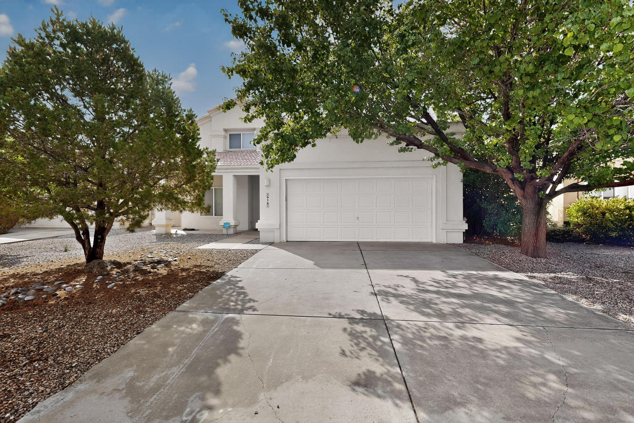 Tucked away at the end of a quiet cul-de-sac, this beautifully maintained two-story home offers both charm and comfort. Mature landscaping creates a lush, private setting, while inside you'll find an open floor plan designed for everyday living and effortless entertaining. The heart of the home is the kitchen--complete with stainless steel appliances, abundant cabinetry, an oversized pantry, and a sunny breakfast nook--flowing seamlessly into the great room where soaring ceilings and a cozy fireplace set the stage for gatherings. Natural light fills every corner.  Upstairs, the spacious primary suite is a true retreat with its own walkout walkout balcony--the perfect spot for morning coffee or evening stargazing. Three additional bedrooms and a full bath provide plenty of space for family.