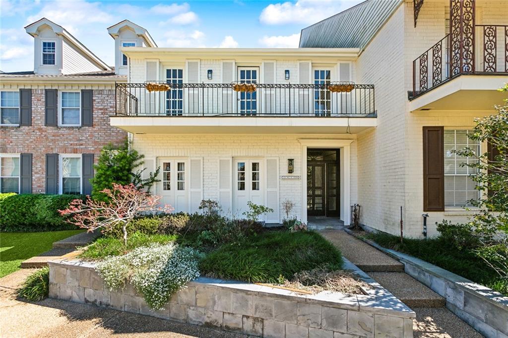 Delimon townhouse fully renovated and move in ready! Renovated kitchen with new appliances open to living room and outdoor atrium for extra living space. Living room with wood burning fireplace, dining room with wainscoting and custom silvered ceiling. Second floor features primary suite with custom walk in closet and spa like bath with oversized walk in shower, dual vanity, and marble floors. Two guest rooms on 2nd floor with new carpet, great closets, and fully renovated bath with dual sinks. Third floor provides great bonus space with full bath and wet bar with mini fridge. Many amenities include balcony, recessed lighting, attached 2 car garage, 1 year old roof, elevator shaft, and more. Renovation includes new floors, paint, cabinets, fixtures, appliances, and lighting. Convenient to Langensteins, coffee shops, restaurants, stores and more in the heart of Old Metairie! Delimon amenities include community pool and clubhouse. Seller is a Louisiana Licensed Realtor. Tenant occupied-showings preferred on Friday afternoon.