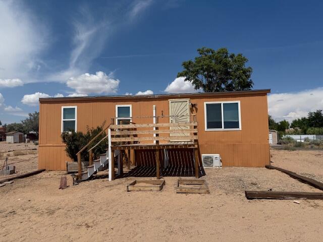 This is a beautiful property in Corrales. Beautiful west side view of mountains and the valley. Mobile home to enjoy now and possibly build a home on the 1 acre of property.