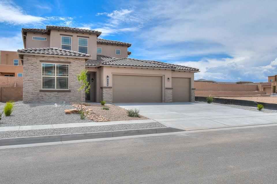 This home is GORGEOUS!  One of DR. Hortons most popular floorplans! 4 bedroom, 3.5 bath and 3 car garage. Open great room and dining area invite's easy entertaining. Gourmet kitchen with granite counter tops, kitchen island, executive stainless steel appliances and spacious pantry. Ceramic tile in kitchen, dining, living room and all wet areas. Oversized master suite with room for king bed. Master bath with double raised vanity, tiled walk in shower and large walk in closet. Tile roof. Smart home, Green built with tankless water heater, low E windows, and Thermal roof decking.