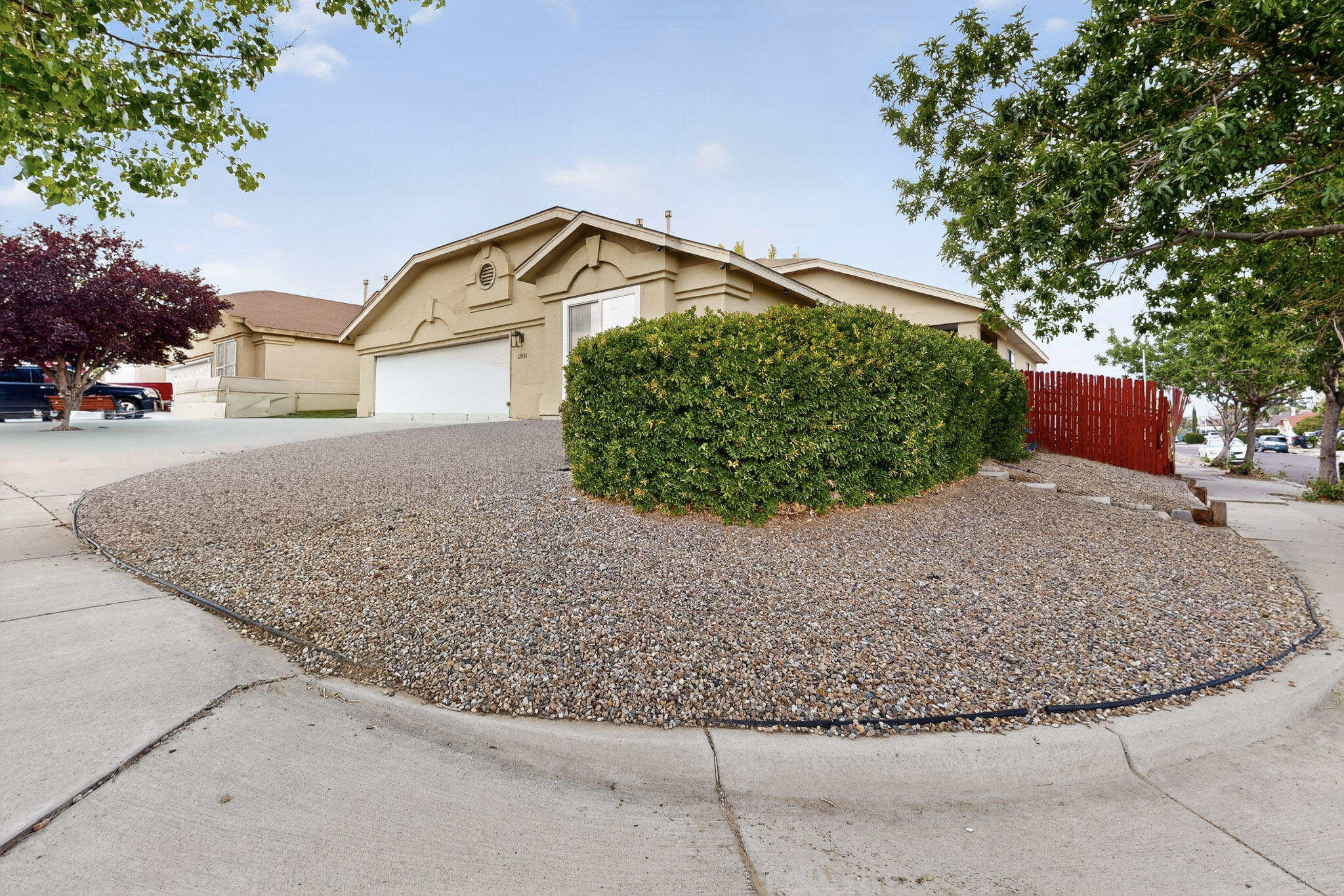Introducing this Awesome Corner Lot Property, just minutes away from the Westside Community Center! Featuring a Beautiful Open Floor Plan with High Ceilings and Abundant Natural Light, this Home feels Spacious and Inviting from the Moment You Enter Inside. The Living Areas Boast Gorgeous Laminate Flooring and Beautiful Light Fixtures! The Primary Suite offers a Luxurious Retreat with a Large Closet and a Generously sized Bath! Outback you will find a Great Patio, Newer Landscaping and Storage Shed! With its Prime Location, Elegant Design, and Thoughtful Layout, this Home Perfectly Combines Comfort and Convenience. Make this Home Your Own! Schedule Your Showing Today!