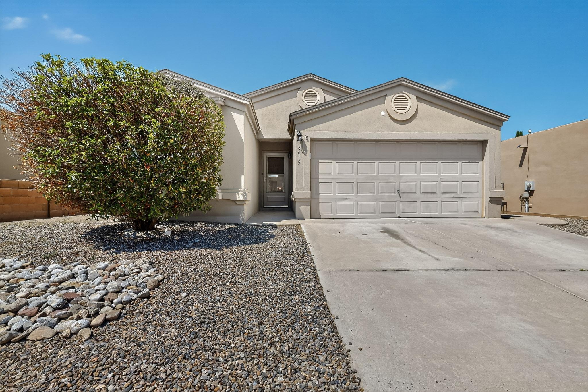 This nicely-maintained 3-BR, 2-Bath home offers a welcoming atmosphere with tasteful decorator colors and a warm, inviting feel throughout. The galley-style kitchen features stainless steel appliances and a cozy b'fast nook--perfect for morning coffee. The spacious living area boasts two flex areas and laminate flooring, ideal for both relaxing and entertaining. The generous 18' x 17' PBR includes brand-new carpet, a ceiling fan, and a functional en-suite bath with a separate shower and tub. The additional BR's also feature fresh carpet and new vinyl flooring. Located in a beautifully manicured area just minutes from parks, trailheads, and local amenities. The leased solar system will be paid off at closing by the seller--a great bonus for energy-conscious buyers. Shows great!