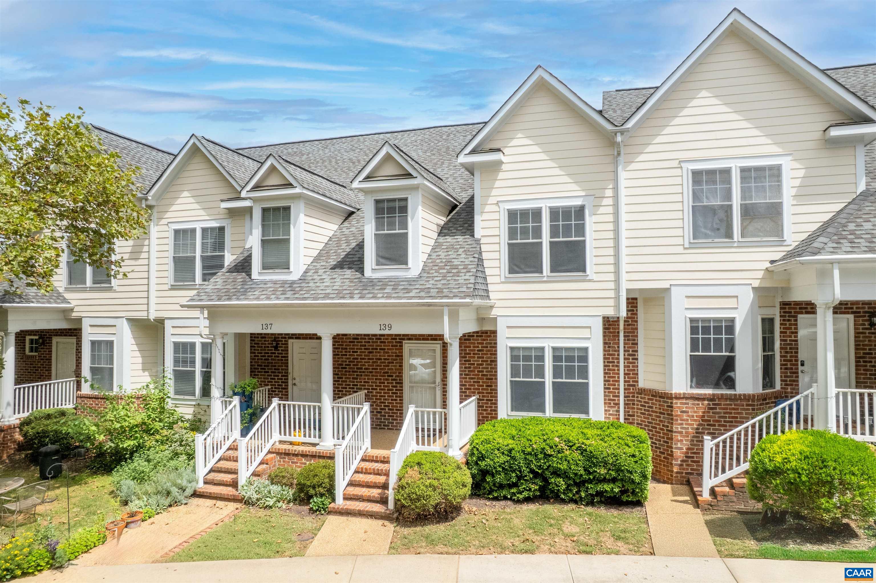 A bright and spacious townhome in the highly desirable Willoughby Townes neighborhood! Offering low-maintenance living with 4 bedrooms and 3.5 bathrooms. Conveniently located near Downtown, UVA, I-64, it’s within walking distance of Jackson-Via Elementary School and 5th Street Station (Wegmans, Alamo Draft House, Planet Fitness) with easy access to the city bus route. The kitchen boasts granite countertops and stainless steel appliances, with a spacious deck to entertain family and friends that overlooks the surrounding green space. Hardwood floors flow throughout the main level and upstairs hallway. The second floor features 3 bedrooms and 2 full baths, while the fully finished basement includes a bedroom, full bathroom, and 10-foot ceilings for a bright, open feel. The HOA provides comprehensive exterior maintenance, including roof, painting, landscaping, snow removal, and trash. Includes one designated parking spaces along with ample open and guest parking. Ideal as a city residence or investment property!