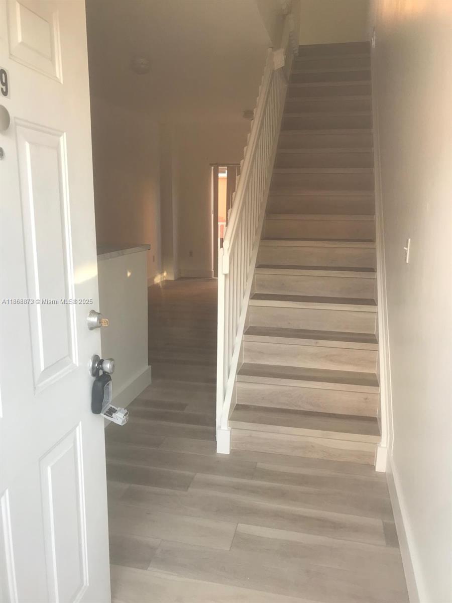 Great location in the heart of Miami but  in a quiet community. Gated  2 story building with only 10 units. Super secure and private. Washer and dryer inside the unit. Covered assigned parking space.
New floors!!!!! Easy to show!!