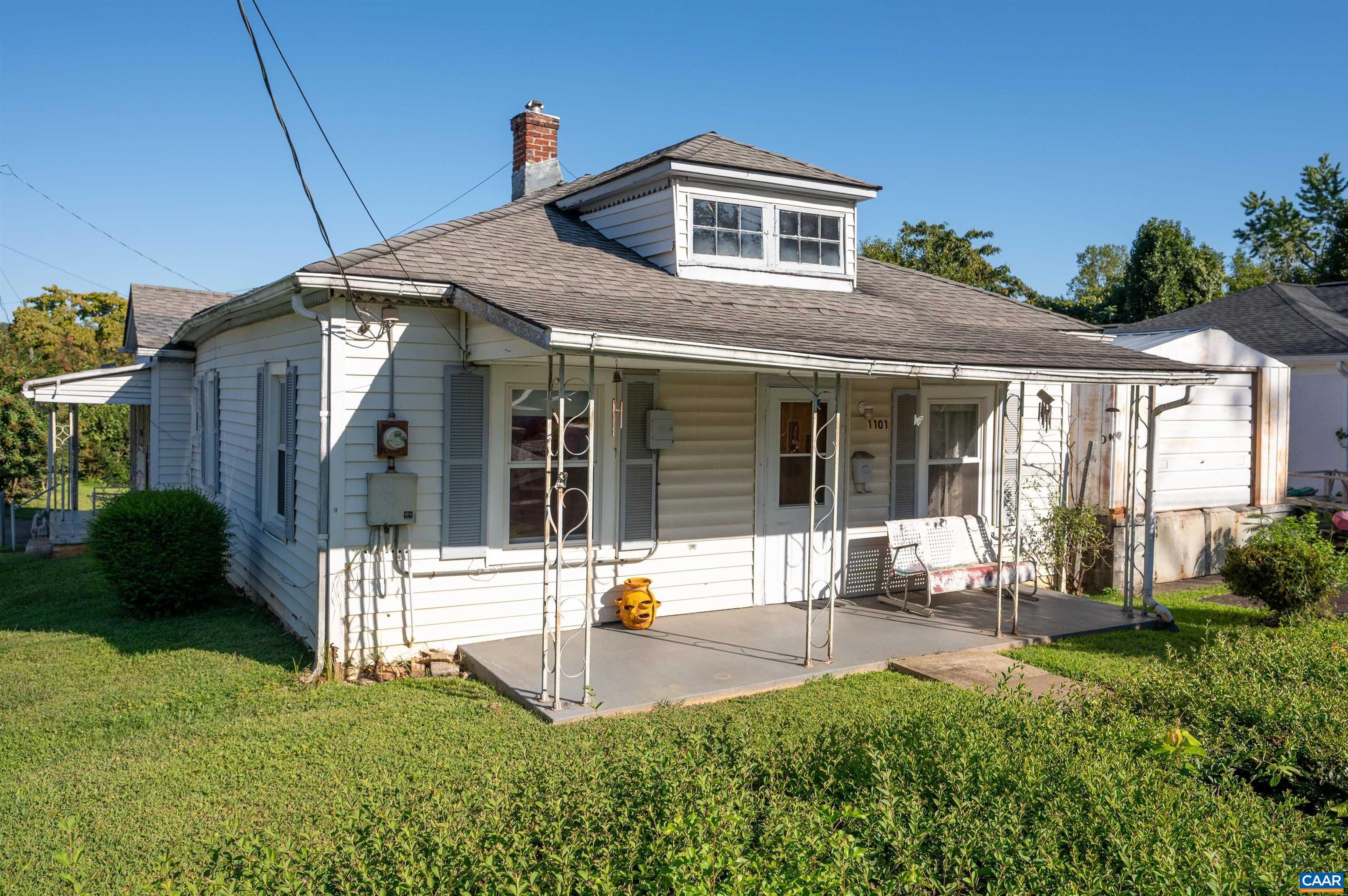 Whether you are searching for your next investment or a chance to create your dream home, this is a great opportunity in the heart of Charlottesville with plenty of character and endless potential. Situated on a desirable corner lot just minutes from the Downtown Mall, UVA, various restaurants, coffee shops, stores, parks and more.  The home features 3 bedrooms and 1 bath on the main level. Below is a basement with extra space and walkout access to the back yard. Attached you will also find a one car garage/workshop space.  Sold As-Is; inspections will be for informational purposes only.  Contact List Agent for questions and showings!