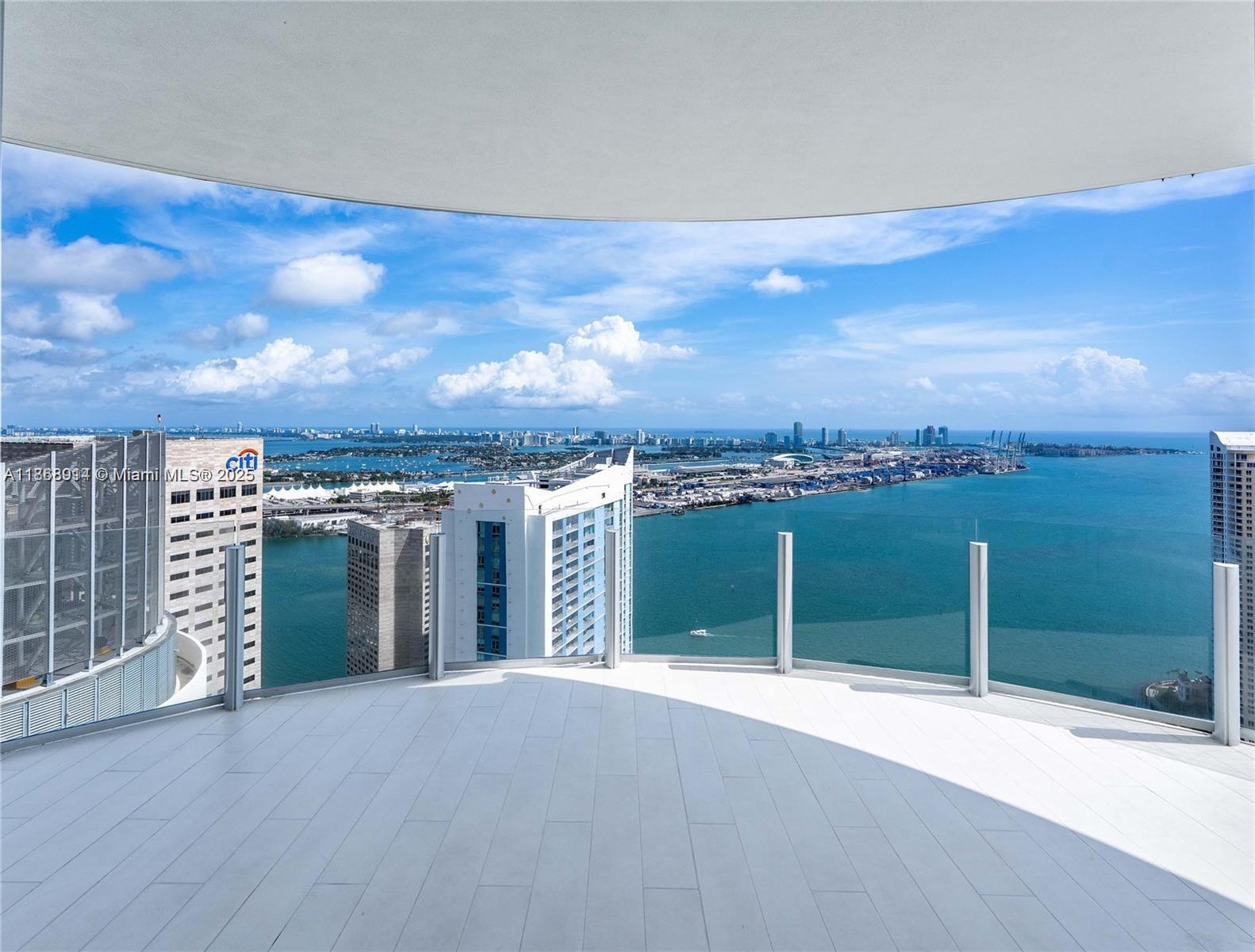 Welcome to your panoramic sky residence! Miami's newest Aston Martin Residences Tower is the place where you can experience luxury and lifestyle at its finest. This iconic brand new tower is located in the heart of Downtown Miami and provides a combination of sophistication, design and world class amenities!. Enjoy the panoramic views of Miami and Biscayne Bay Area. The amenities at this building are incredible, there are entertainment for all ages. Italian designed closet cabinets installed and automatic blind shades at all the windows, apartment ready to move in.