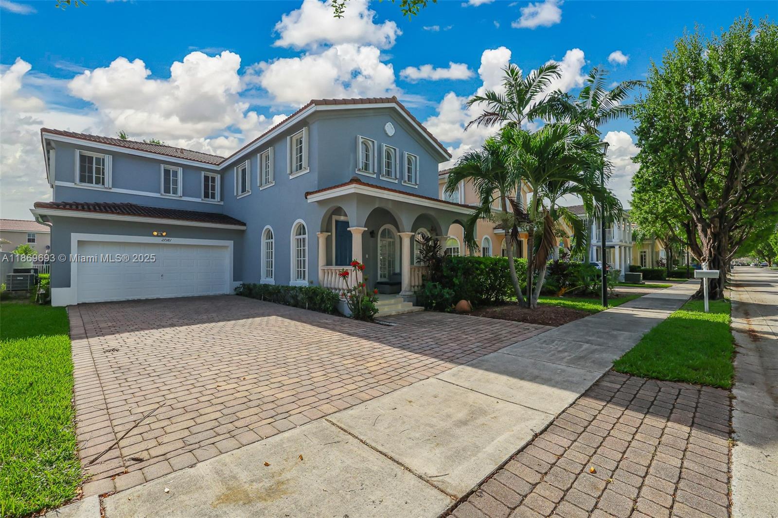 Discover this beautiful home in Mandarin Lakes, offering 5 bedrooms & 4 bathrooms within over 3,100 sq Ft living area. The first floor features a formal dining room, a stylish living room, and a family room overlooking the patio and breakfast nook. 1 bedroom on the first floor with a cabana bath, perfect for guests, while an upstairs loft provides a retreat for kids. Recent upgrades include brand-new appliances tile flooring on the first floor & luxury vinyl plank (LVP) flooring on the second. With a serene canal view and ample space for a pool—permitted by the HOA—this home is ideally located near the turnpike, Homestead Air Base & Baptist Hospital. Residents benefit from a clubhouse with a resort-style pool and HOA amenities, including cable, internet, lawn maintenance, & security patrol