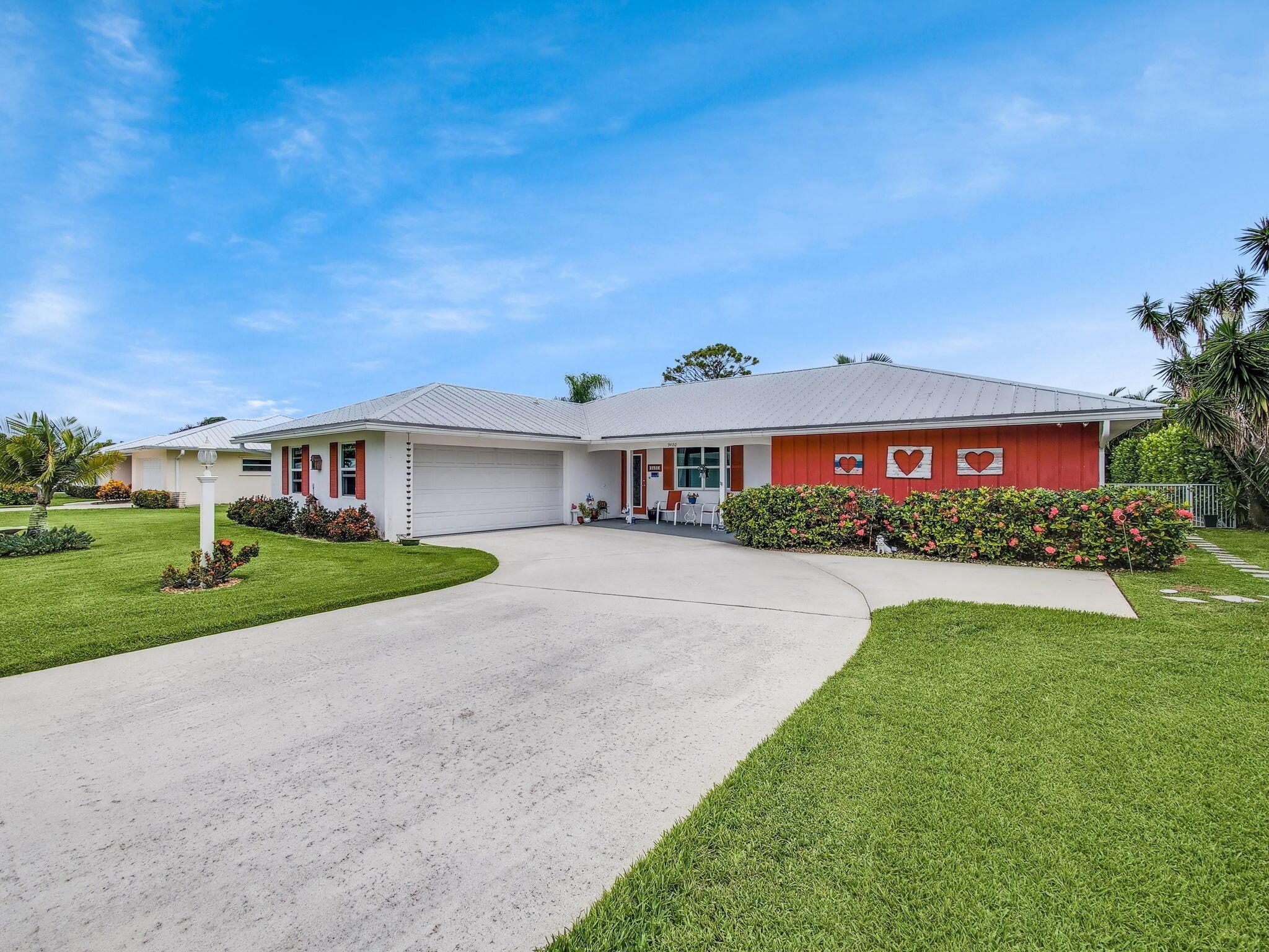 Beautifully renovated 3 bed, 2 bath home with a 2-car garage and a 2018 sunroom, located in the desirable 55+ community of Little Club. This home showcases impact windows (2017), solid wood doors, crown molding, and 18'' tile flooring throughout. The spacious, open kitchen boasts a large island, Curava recycled glass countertops, stainless steel appliances, white wood cabinetry, and stylish modern finishes. Both bathrooms have been tastefully updated, and the home offers abundant closet space for convenience.  Step outside to enjoy the expansive tropical yard with two patios, both enhanced by pergolas and remote-controlled awnings.  Additional upgrades include a 22kw generator with 750-gallon gas tank, water softener and reverse osmosis system, outdoor shower, epoxy garage flooring, and a mini-split in the sunroom.  Community highlights: Little Club offers unlimited golf on a 9-hole course, tennis, pickleball, bocce, shuffleboard, swimming, a clubhouse with library and game rooms, plus a full calendar of social activities. HOA dues include common areas, fiber optic cable, Wi-Fi, and trash service.  All this, just minutes from the beach, Jonathan Dickinson State Park, the Loxahatchee River, and the charming village of Tequesta.