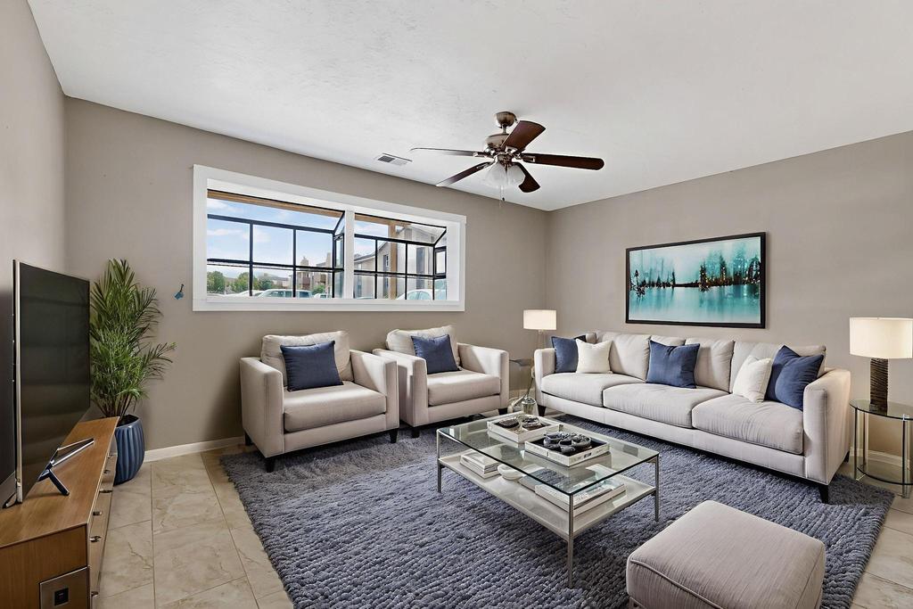 This updated charming 2 bedroom, 2 full bath condo. Bottom Floor, and Gated community!  Located at Hillcrest Park is Located with easy access to I-25, schools, and shopping, this home features a renovated kitchen and granite countertops, and Tile Floors through out. Both bedrooms are generously sized with ample natural light, and the unit includes convenient in-house laundry. Ideal for both first-time homebuyers or as an investment, enjoy community amenities and dedicated parking, Club House, and Pool. HOA dues cover gas, water, sewer, and common area. Schedule a viewing today!