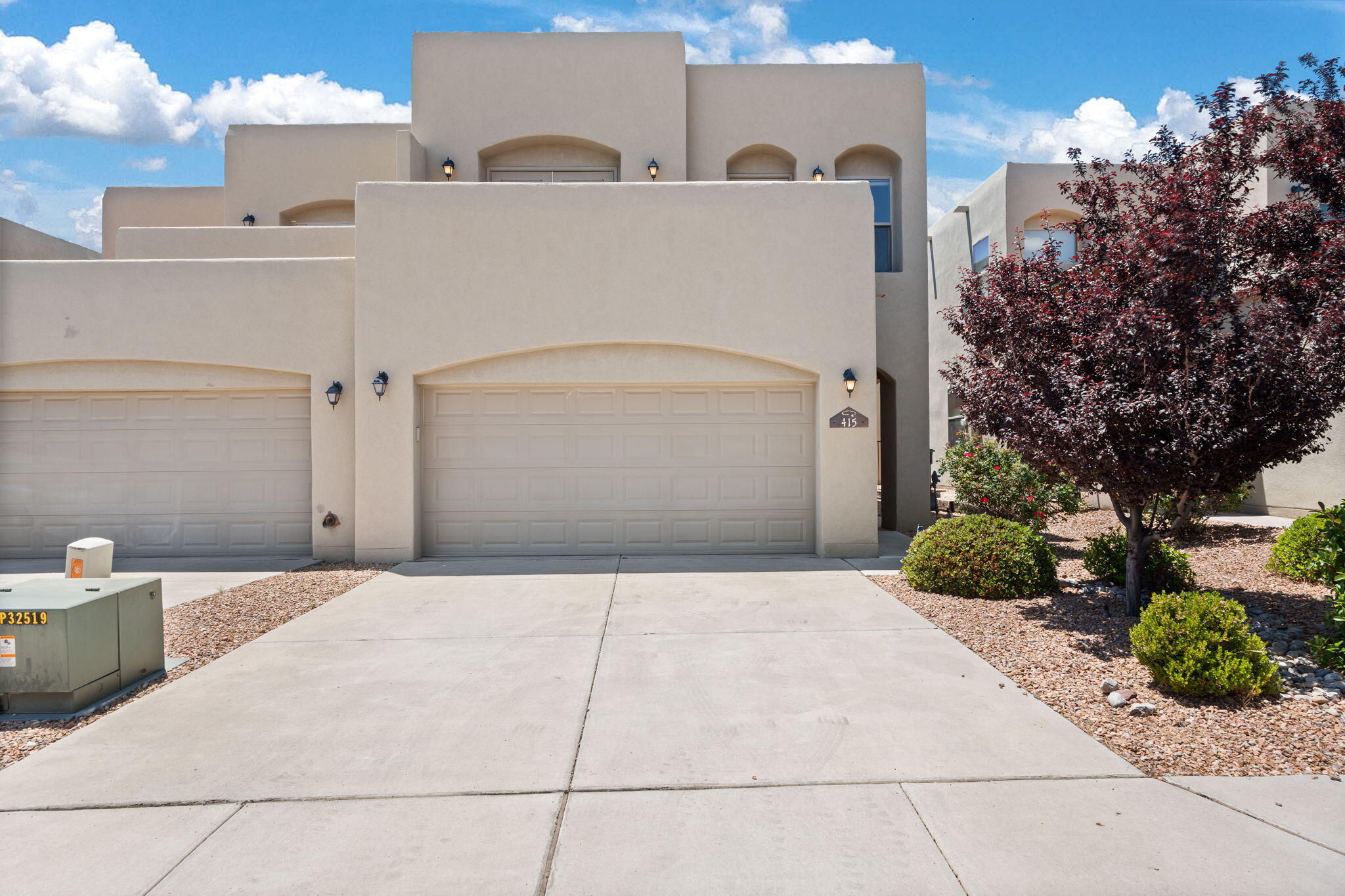 What an elegant home.  Looks attached, but actually has its own exterior walls.  Sophisticated Twilight townhome overlooking the city lights and downtown Albuquerque.  Extra tall ceilings, 3 bedrooms plus bonus area for reading, studying, or playing. Energy efficient open floor plan with cozy gas fireplace for evening relaxation.  Every bedroom has a balcony with views, either sparkling lights or majestic mountains!  Entertain Thanksgiving dinner on your huge upper balcony!  Gorgeous custom cabinets and granite countertops, stainless appliances.  Blackout curtains in primary suite with spa-like ensuite including garden tub, separate shower, and walk-in closet.  Easy access to I40 to hospitals, shopping, the base, and schools.   Seller financing possible.  Call listing broker for details.