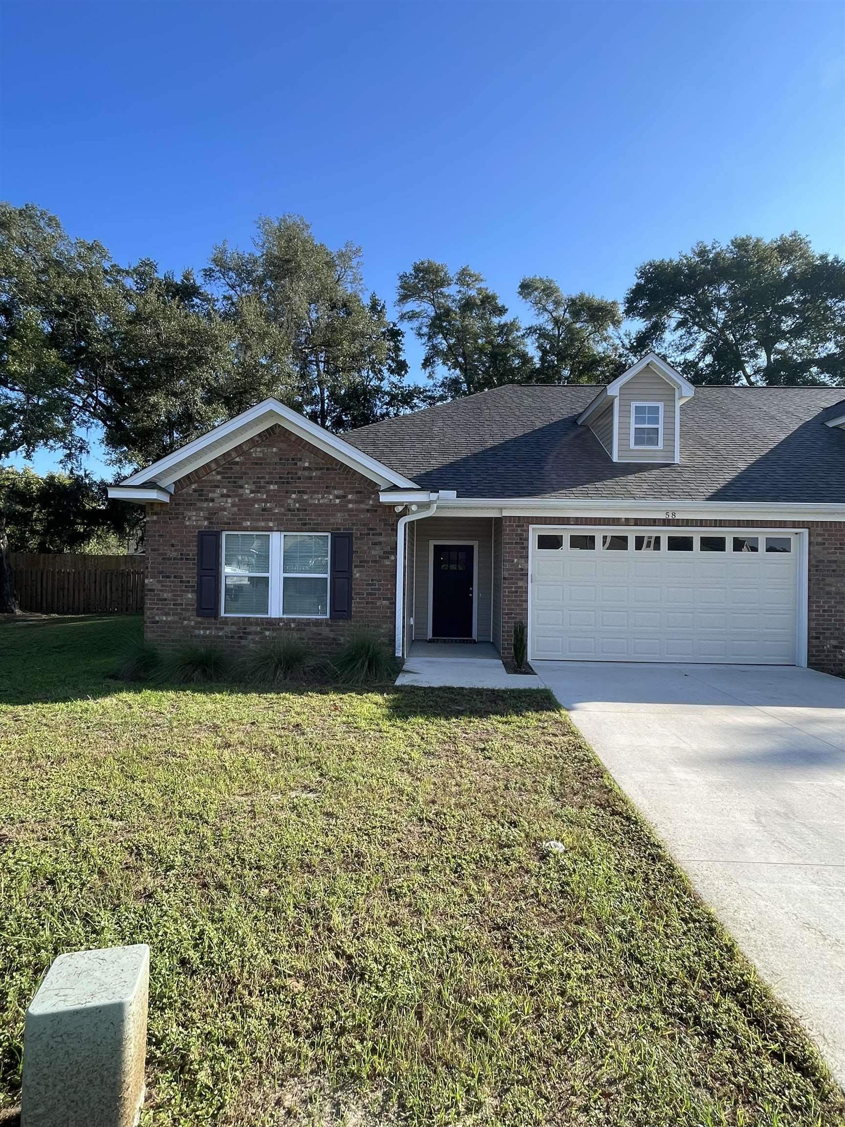 This 3 bedroom 2 bathroom is a must see. This spacious floor plan opens up to tray ceilings in living/dining room. The kitchen features beautiful cabinets, stainless steel appliances and granite countertops. The master bedroom also has tray ceilings with a separate bathroom with a double vanity. Both bathrooms have beautiful tile throughout. The bedrooms, kitchen, family room, laundry room all have LVP flooring. The backyard opens up to a very peaceful and relaxing back porch. The area is quickly growing so don't miss the opportunity to make this your new home. Located in the heart of Crawfordville just a short drive from Tallahassee. This home is walking distance to parks, stores and much more!