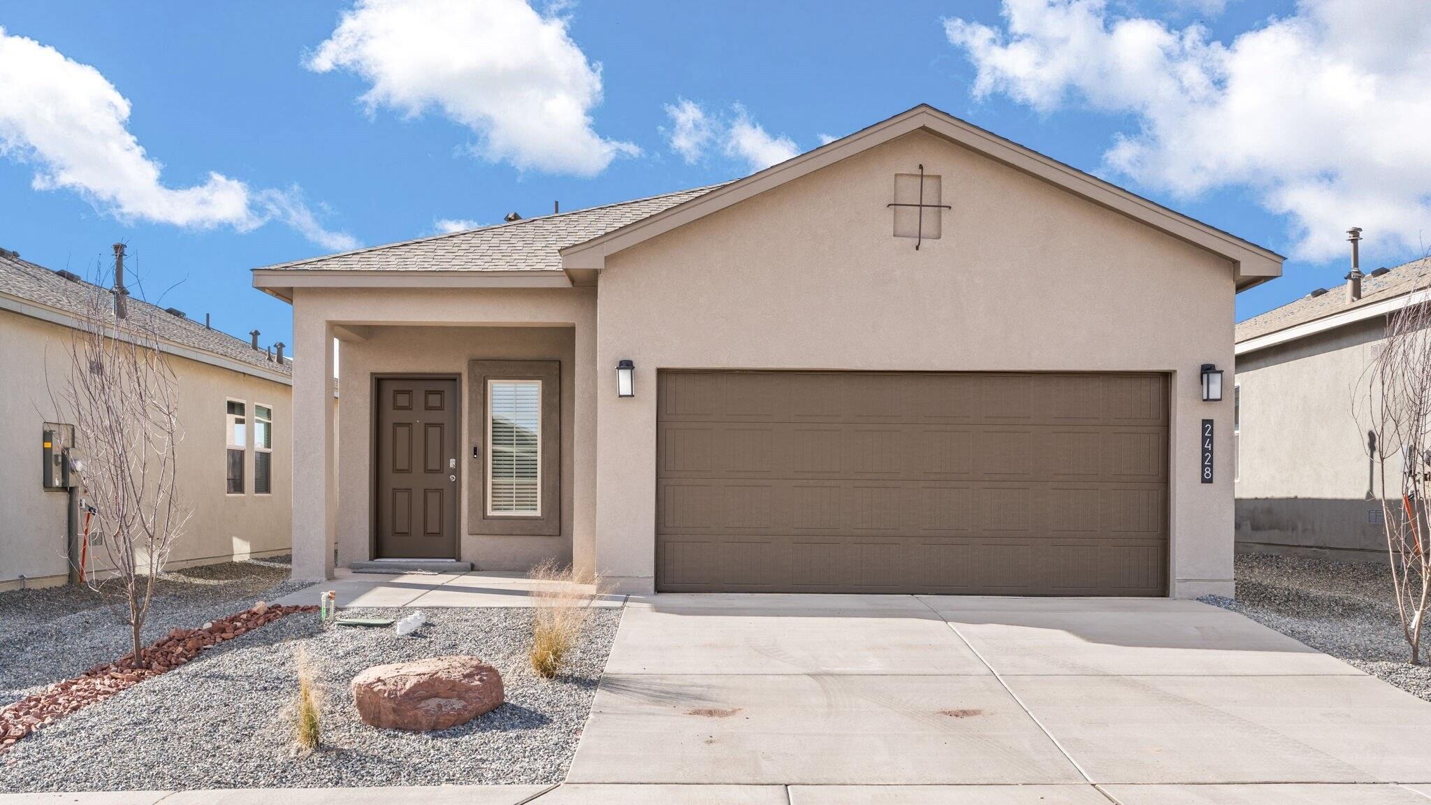Check out our Sophia floor plan in the beautiful gated community of Aspire- which offers walking paths, park, and community gardens. This beautiful 3 bed 2 bath home features 9 ft ceilings, open concept living, covered front and back patio with smart home features standard. Kitchen features granite counter tops, island with room for seating, and dark cabinets. Primary bath offers a double sink vanity and a 5ft walk in shower. ** HOME UNDER CONSTRUCTION**