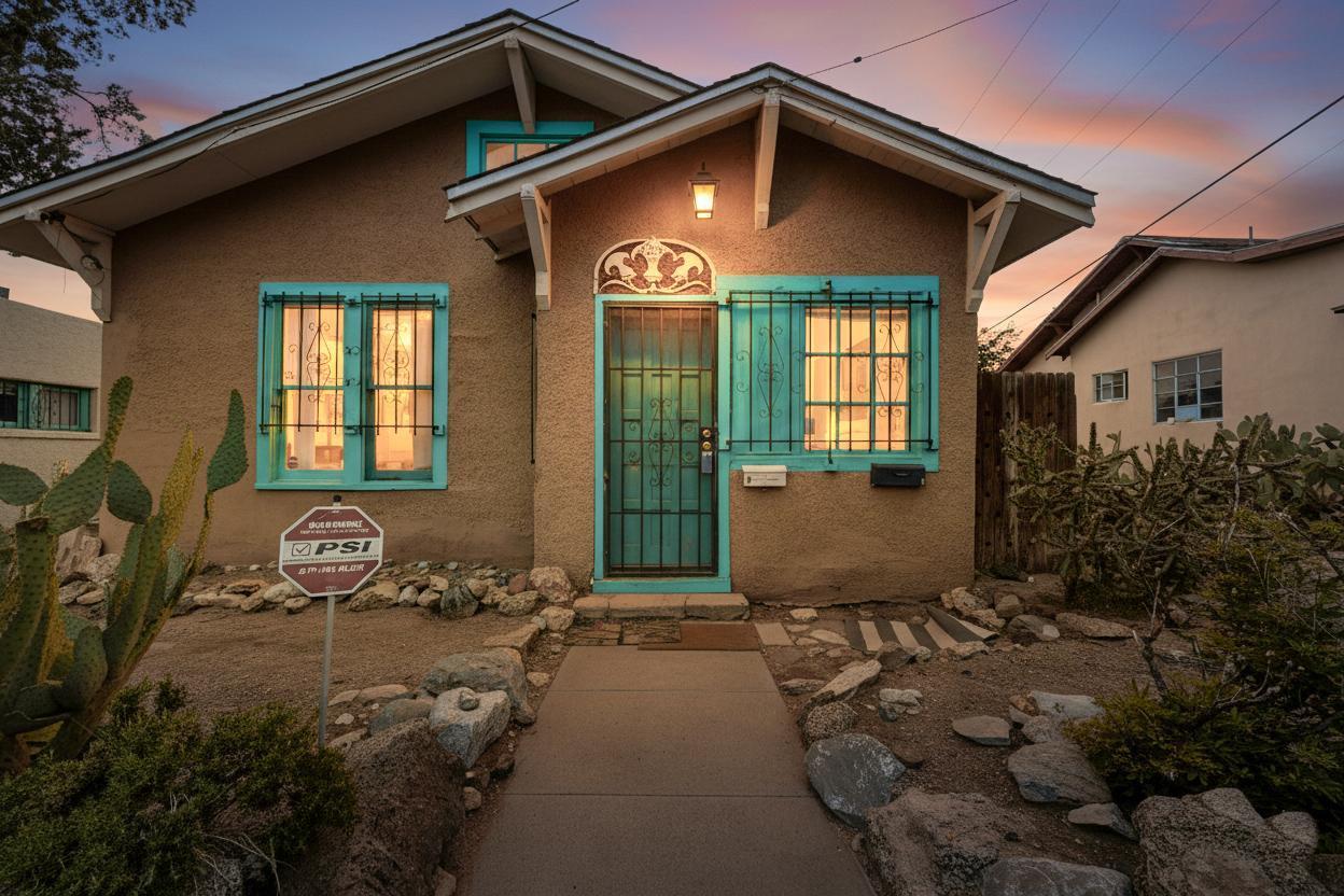 Charming 2-bedroom home in the heart of Albuquerque! Close to UNM, Presbyterian Hospital, restaurants, and nightlife, with quick access to I-25 for easy commuting. This inviting property features cozy living spaces and a spacious basement perfect for entertaining, hobbies, or extra storage. Ideal for anyone looking to enjoy the convenience of city living while being near work, school, and all the best Albuquerque has to offer. A great blend of comfort and location! Schedule your showing today!