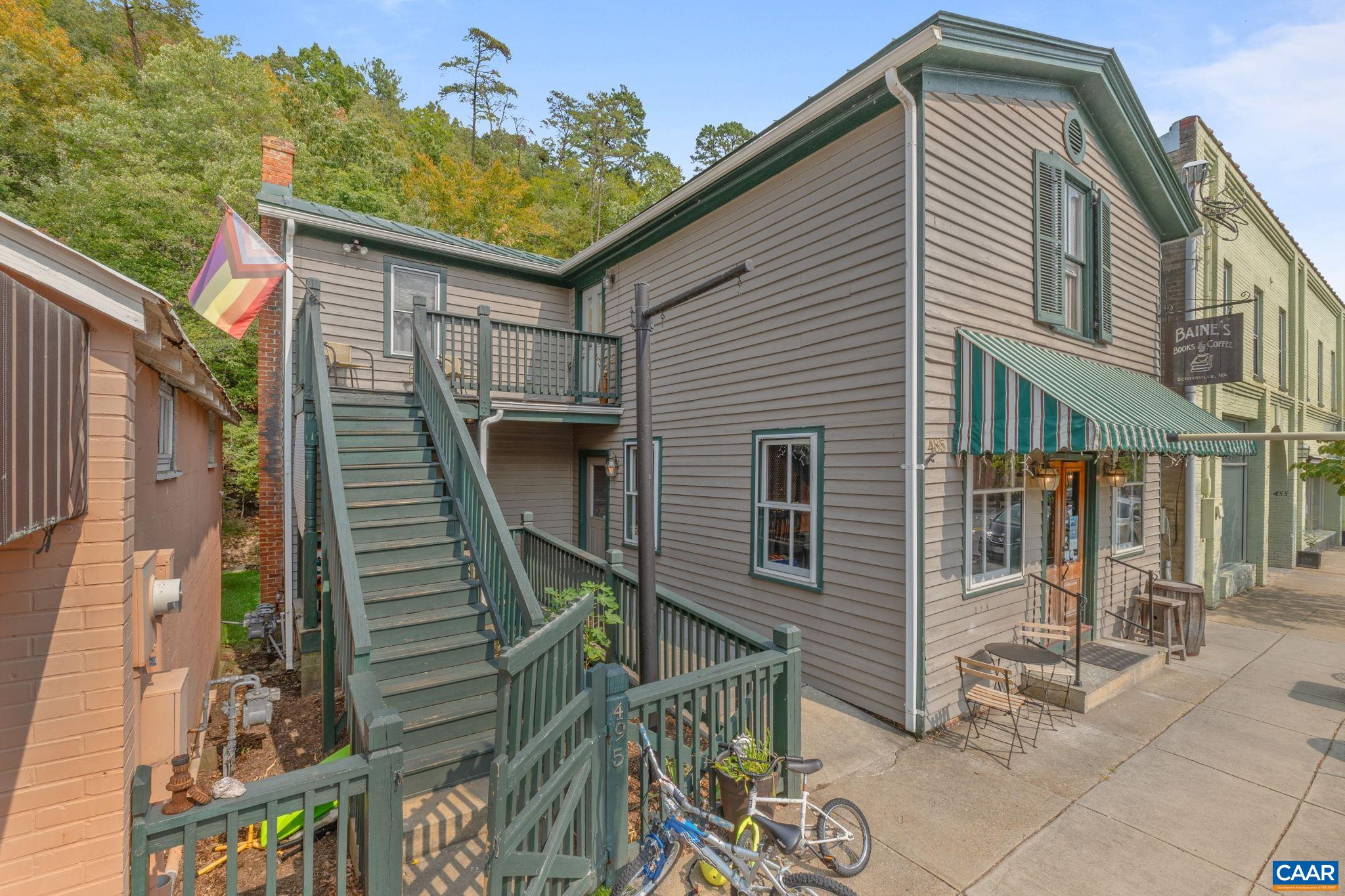 Rare investment opportunity in the heart of a small town! This property features a residential unit above a street-level commercial space currently leased to a popular coffee shop. Both the residence and the commercial unit are included in the sale, offering immediate rental income and long-term potential. The location provides excellent visibility and convenient street parking for patrons. Whether you’re seeking an income-producing property or a unique live/work option, this mixed-use building delivers charm, versatility, and stability in a desirable community setting.