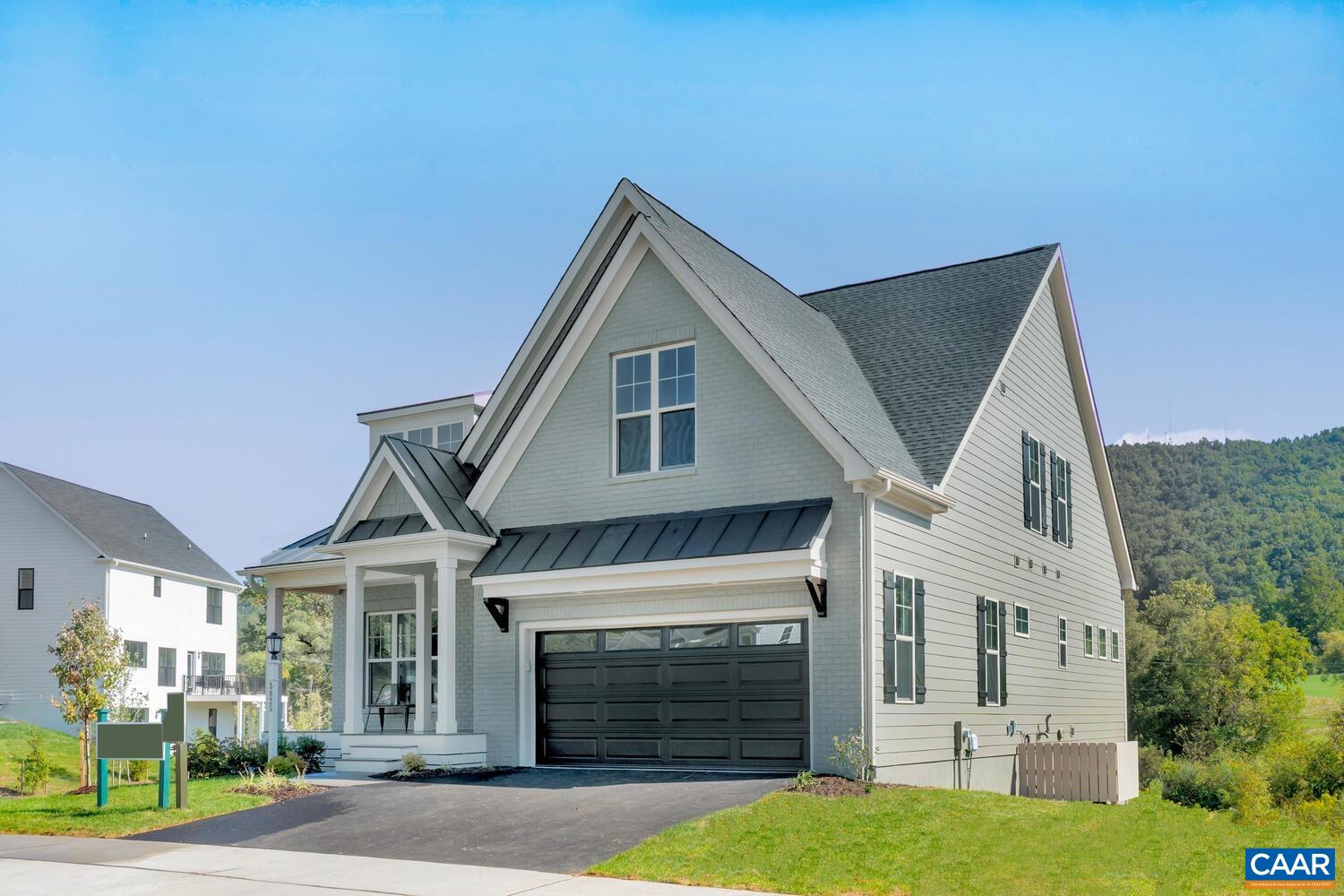 The Chesapeake floorplan offers private rear views, walkout basement and first floor primary suite. Notable features of the Chesapeake include, vaulted ceilings, expansive windows, walk-in pantry, dedicated study, 2nd floor loft and so much more! Quality features throughout including 2x6 exterior walls, R-19 insulation, energy efficient windows, custom Mahogany front door, wood shelving in owner's closets and pantry, 15 SEER HVAC with separate zones for each floor. Each home is tested for energy efficiency and HERS Score. North Pointe is a vibrant, walkable community featuring a clubhouse, fitness center, swimming pool, shops, and retail all convenient to 29N and Charlottesville. Semi-Custom. - Photos of similar home.