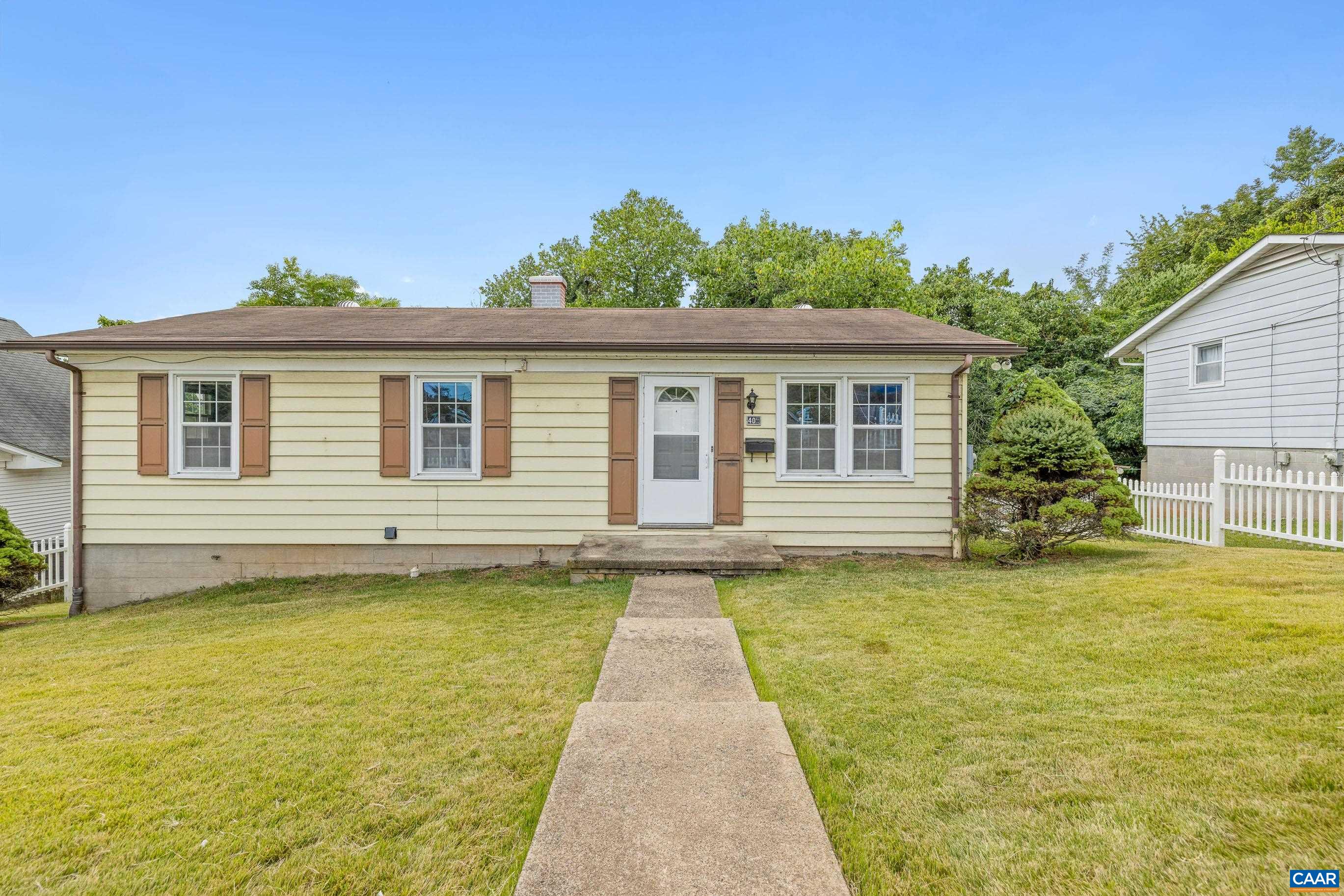 Charming Belmont ranch within walking distance to The Local, Tavola, IX Art Park, and the Downtown Mall! Offering 1,290 finished square feet, this 3-bedroom, 1-bath home features original hardwood floors on the main level (preserved under carpet in bedroom and the laminate flooring in living & dining room). The partially finished basement provides a cozy family room, while the unfinished side offers abundant storage and laundry space. The backyard includes a large storage shed for all your needs! At a prime location, this home is ready for your personal touch. Bring your vision and make this Belmont gem shine!! Opportunities like this in the heart of Charlottesville don’t come along often! Whole house generator, Furnace 2024. Being sold AS-IS. OPEN HOUSE Saturday, Sept 20th 11:00 AM - 1:00 PM!