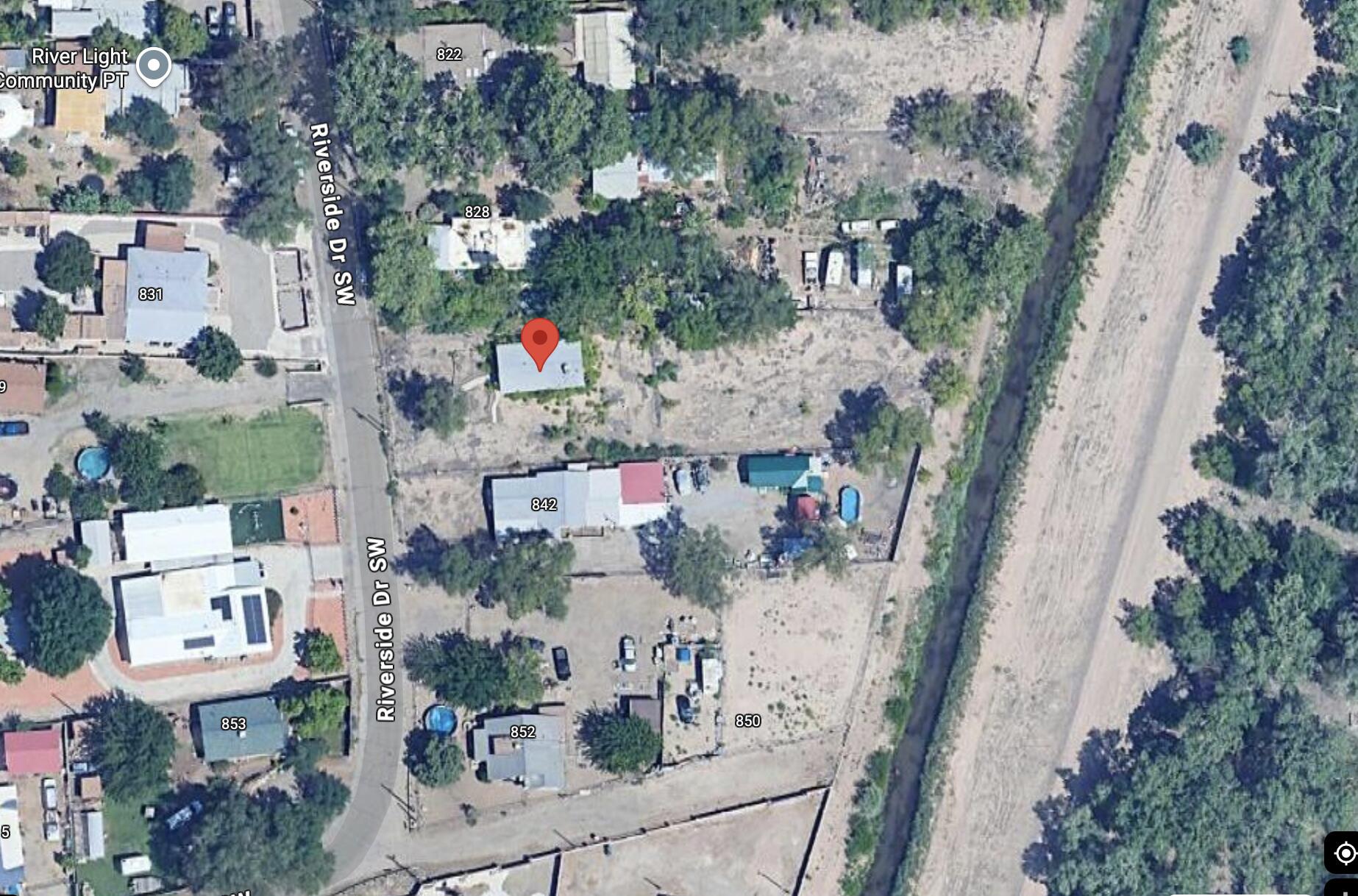 All about the lot and location! Investor and Handyman Special! Don't miss this fantastic opportunity in the South Valley near the Bosque. This property consists of 2 parcels that will be sold together for a total of .55 acres. The front parcel is .47 acres and includes a 3 bed/1 1/2 bath home ready for renovation. The rear parcel is an additional .08 acre to expand your options. Whether you're looking to restore the existing structure or build your dream custom home from the ground up, this property is full of potential. Enjoy the peace and natural beauty of the Bosque while being just minutes from city conveniences. Don't miss this unique opportunity to invest in a highly sought-after location! CASH only! Property is being sold as is. Home is unsafe to enter and cannot be shown.