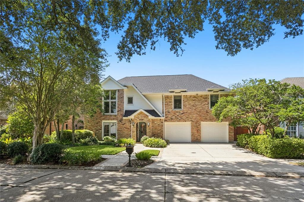 Beautifully updated home in the highly coveted Metairie Lakefront neighborhood. This property has been thoughtfully renovated from top to bottom, and is move-in ready.  Step inside to find light-filled living spaces and an open & inviting floor plan. The sleek designer kitchen has updated cabinetry, countertops and appliances with a large island that includes room for seating.  The living room is a stunner with soaring 24’ ceiling, huge stone fireplace, and lots of windows that fill the space with natural light.  First floor boasts a large open foyer, a formal dining room for gatherings, and den with fireplace for reading/working.  Second floor features luxurious primary suite with fireplace and a spa-like bathroom; 3 additional bedrooms and a full bathroom; plus a bonus living room to use as a library, playroom or office.  The lush, private backyard is an oasis made for entertaining and relaxation.  Enjoy the sparkling pool, manicured landscaping, and all the amenities for outdoor living - including a full bathroom with shower, retractable awning for shade, built-in BBQ gas grill, and large pool/storage shed.  The climate-controlled, finished garage offers the flexibility of extra living space, workout room, or storage — giving you options that fit your lifestyle.  Please see list of updates attached - including Whole House Generator!  Every detail has been refreshed, making this home truly turn-key and ready for its next owner.  X Flood Zone.  With its prime location, fully updated interiors, and resort-style outdoor space, this home offers everything you’ve been searching for in Metairie Lakefront living. This one won't last long!
