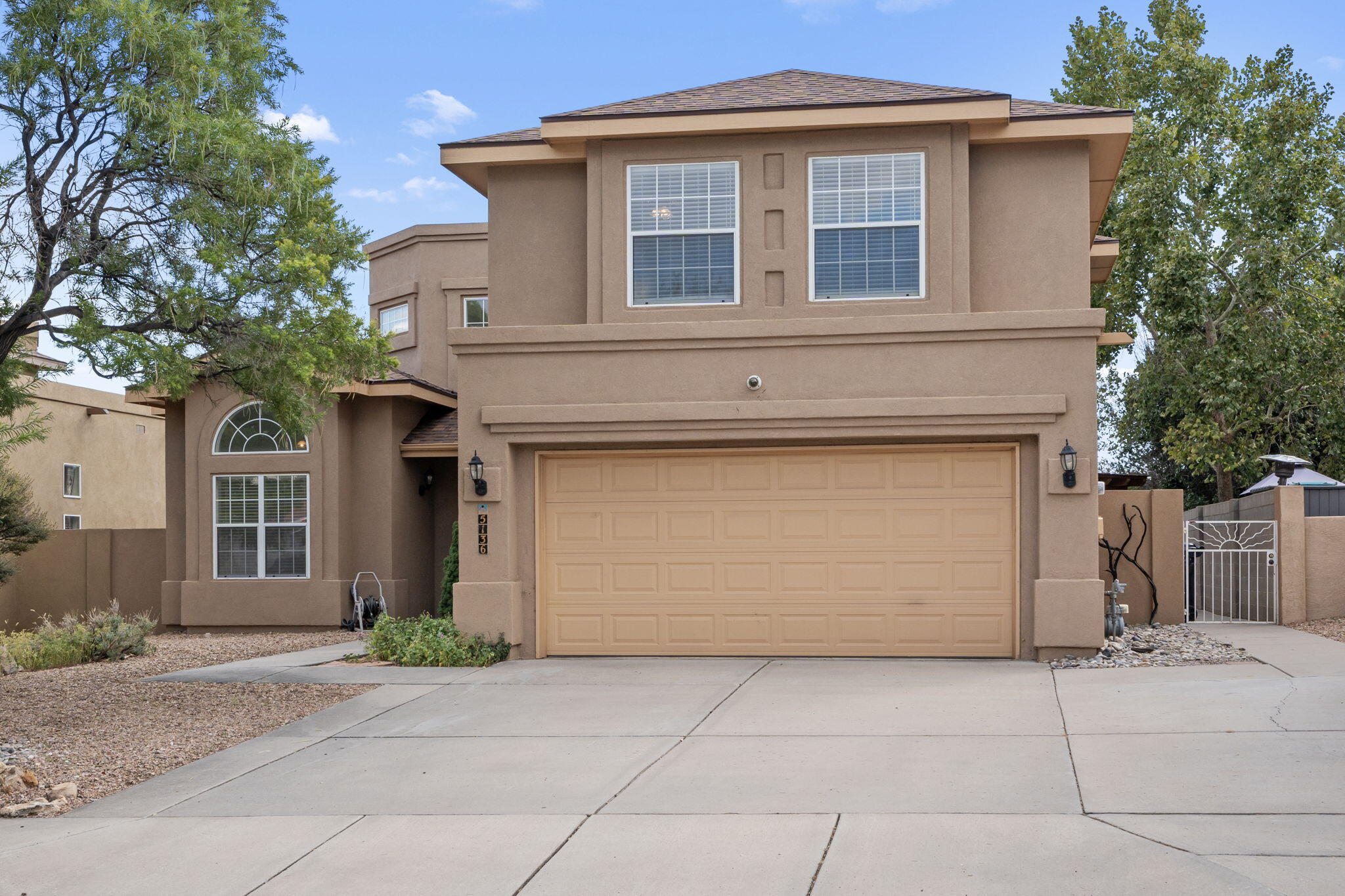 Welcome home! This BEAUTIFUL custom Leo Husky home will delight the most particular buyer. Step inside to an inviting living area filled with natural light,a modern kitchen perfect for entertaining, and a comfortable dining space for family gatherings. Upstairs you will find generously sized bedrooms, including a master suite with ample closet space. Outside enjoy a landscaped yard and covered patio for entertaining. An RV pad for those who need it! This house boasts charming curb appeal -ideal for relaxing or hosting. The over-sized garage will fit all your needs. This home blends style, comfort and functionality in one perfect package!