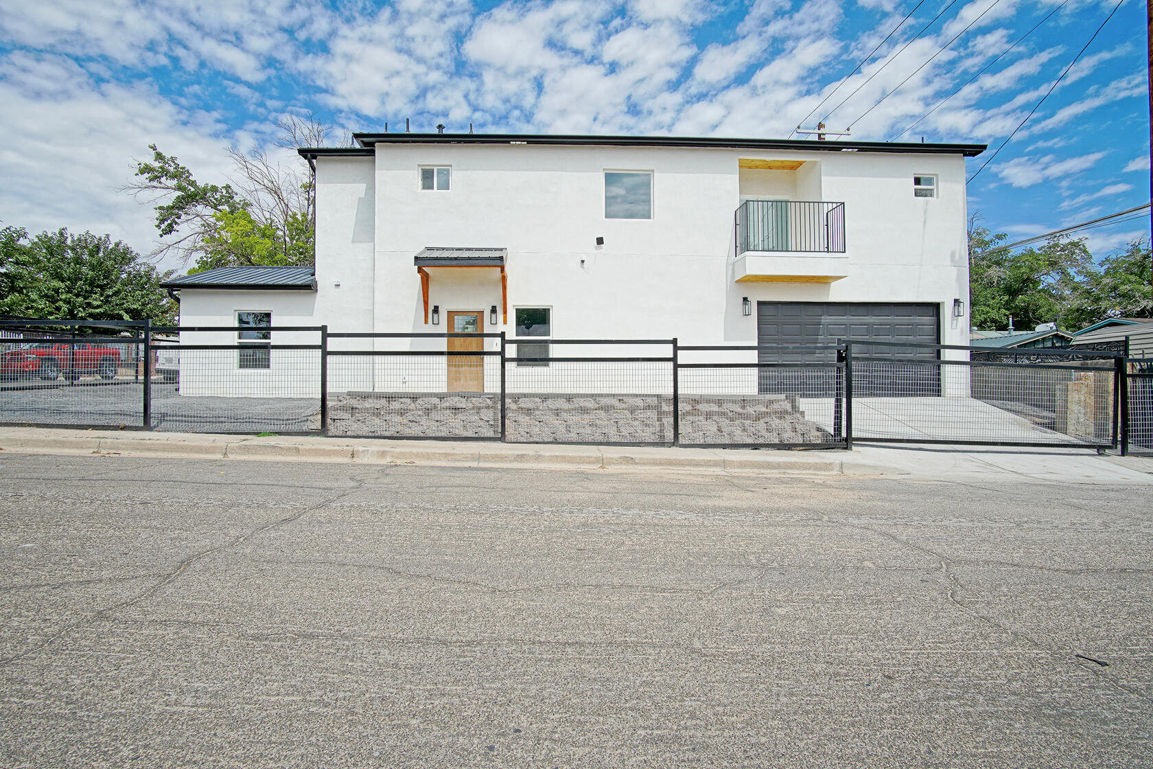 NEW Construction! This is a lovely 2 story home with brand new stainless steel appliances, 2 car garage, granite counter tops, primary suite is on the second floor with a gorgeous soaker tub and separate shower with a private little balcony. Home is fully fenced in and fully landscaped! Move in ready