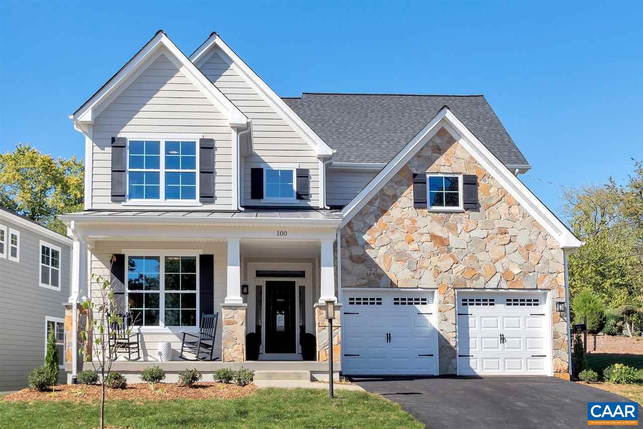 Located in a vibrant area where every corner tells a story, Dunlora Village invites you to embrace a lifestyle that connects you to nature and the heart of a welcoming town. The Prescott single-family design features a versatile 4-5 bedrooms, 2.5-3.5 baths, and a covered front porch. The large kitchen showcases granite countertops, maple cabinetry, and stainless steel appliances. Personalize the Prescott with various choices, including a main-level home office, coffered ceilings, a covered or screened rear deck/patio, and multiple exterior options. Situated along the Rivanna River, Dunlora Village will offer multiple community spaces for endless adventures. Homeowners will have the option to explore many new experiences with a variety of homesites available. Similar photos.