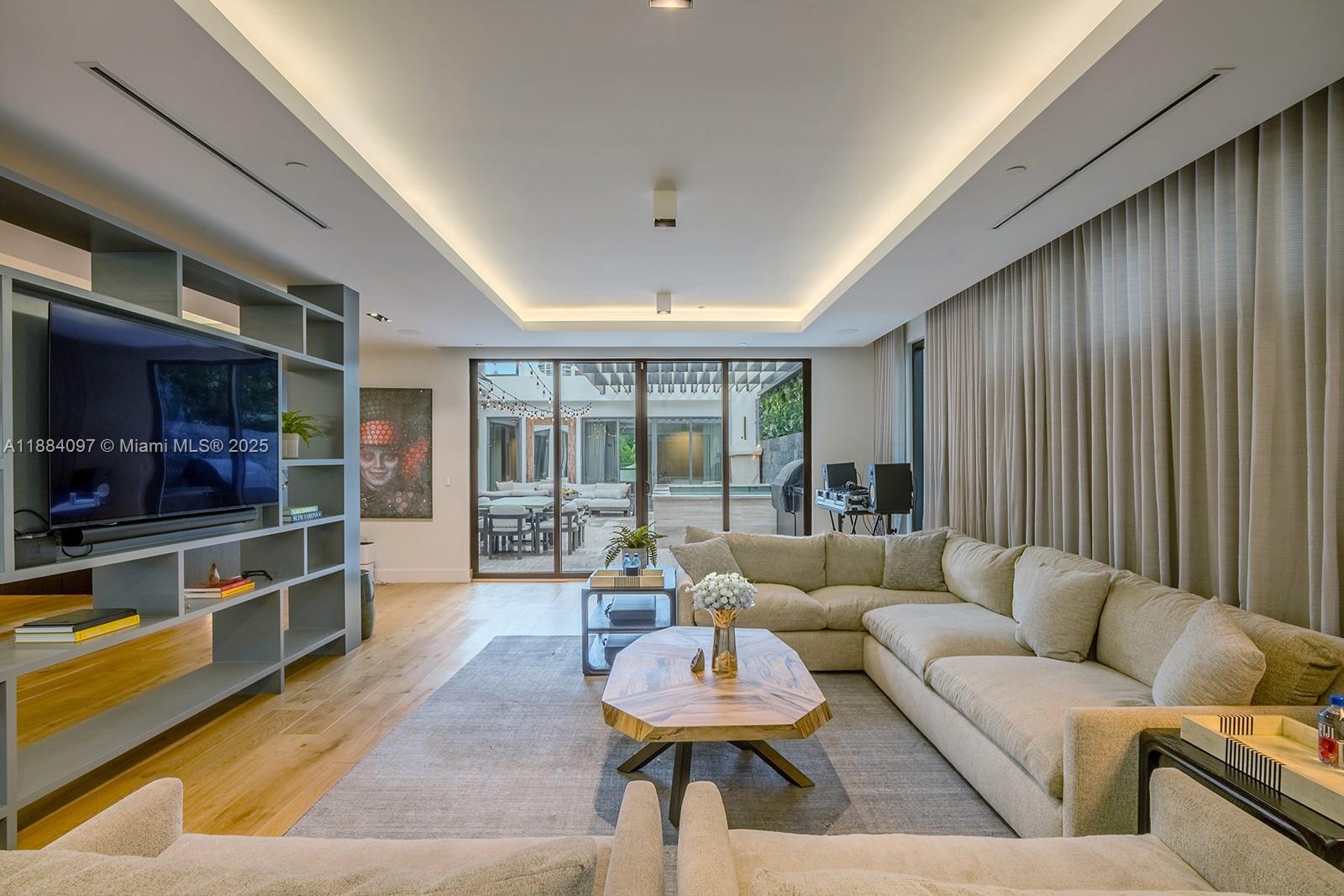 Experience South of Fifth living at its most private. This full-floor Penthouse at 350 Meridian spans the entire top level with over 1,600 square feet of outdoor space, including a rooftop terrace, sunrise and sunset decks, and a heated pool surrounded by an open-air lounge and summer kitchen. Designed for effortless flow, the 3-bedroom, 3.5-bath residence features wide-plank oak floors, marble spa baths, and a chef’s kitchen with Wolf & Subzero appliances. Smart-home technology, custom closets, and a private elevator add comfort and ease. With three secured parking spaces and extra storage, this boutique retreat lives like a single-family home — just steps from the beach, South Pointe Park, and Miami Beach's most coveted lifestyle.