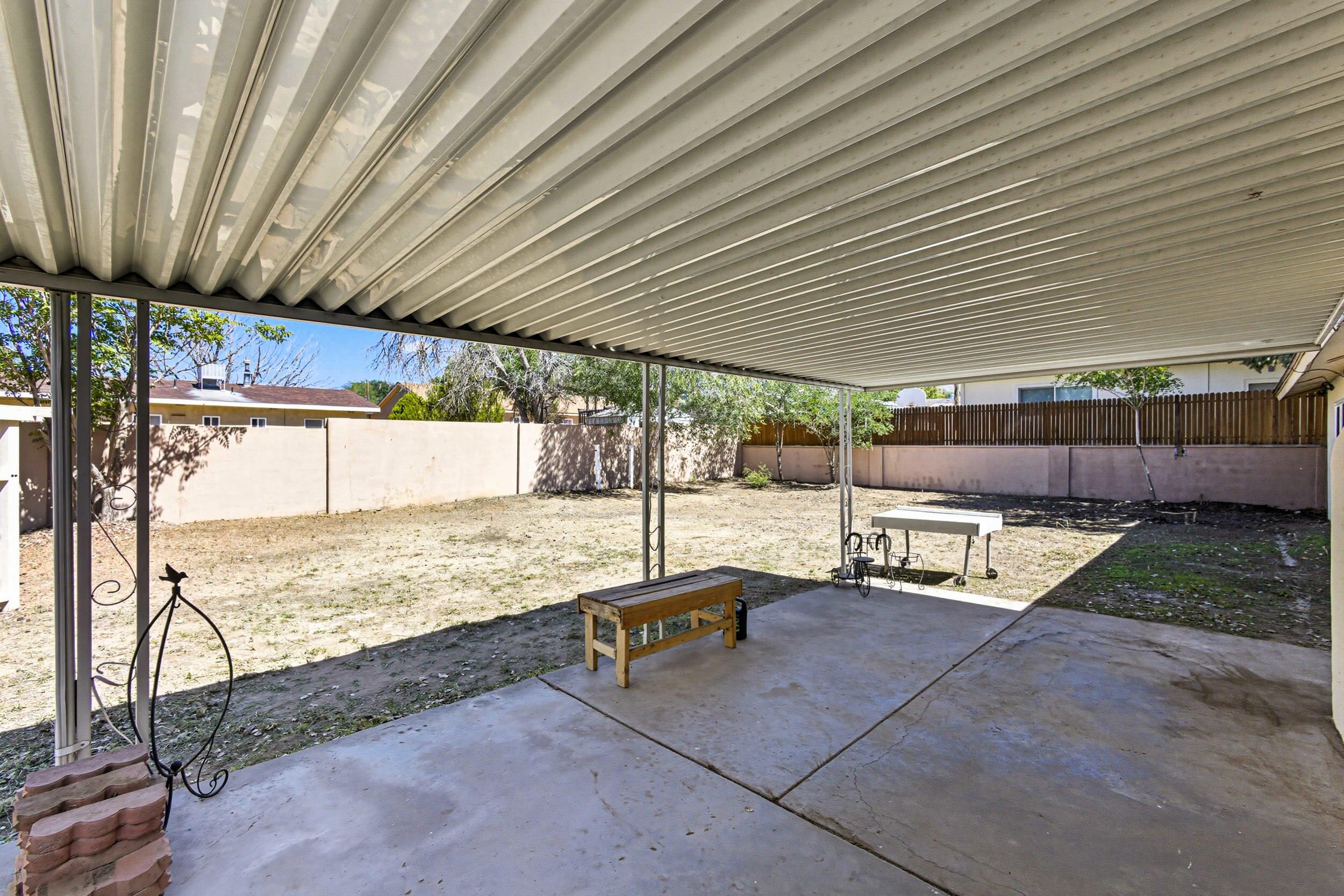 12805 TURQUOISE Avenue NE Backyard