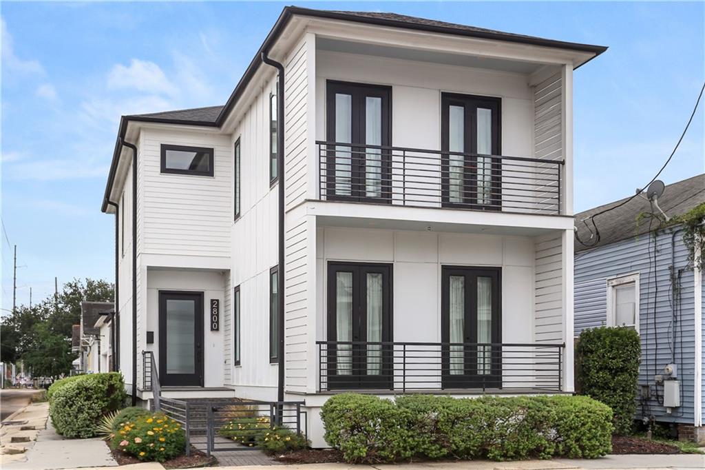Rare, private compound in a prime MidCity Location! Modern luxury meets charm at this 4-bedroom, 3.5-bath home on a corner lot, built in 2019 along the vibrant Lafitte Greenway. Outside, you will find a modern two car garage, a covered private patio, a heated saltwater pool, and a gas line ready for outdoor cooking and entertaining! Behind a gated entry, discover thoughtfully designed living with elegant finishes, bright and spacious bedrooms, and incredible storage throughout. The primary suite boasts a massive walk-in closet and spa-like bath, while the front bedroom opens to a charming double-door balcony. Steps from Whole Foods, Flour Moon Bagels, HEY Coffee, and more! A rare New Orleans retreat blending style, comfort, and location.