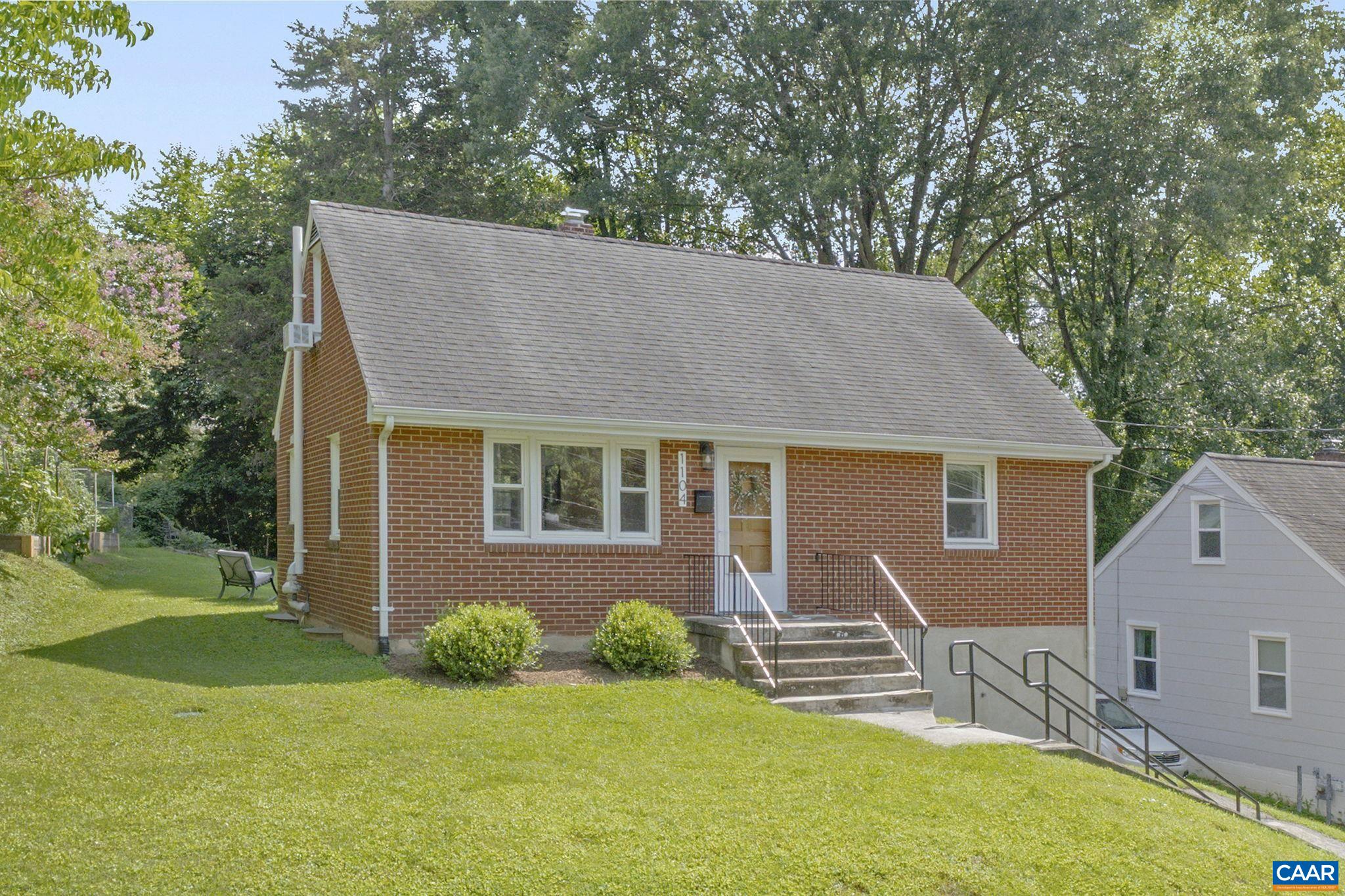 Renovated and move-in ready, this charming city home blends modern updates with thoughtful design. The remodeled kitchen is the centerpiece of the open concept living area and features new cabinetry, quartz countertops, and stainless steel appliances. A spa-like full bath and two bedrooms with hardwood floors complete the first floor. The second story has been enhanced to capture additional square footage in the form of two bedrooms that could also serve as play or office space. The basement provides excellent potential for more finished living area and/or a future bathroom. Less than a block from Forest Hills Park and the new Charlottesville Middle School campus, this home offers easy access to downtown, UVA grounds, the medical center and all the best of city living. Don’t miss the opportunity to own this beautifully updated home in a prime location!