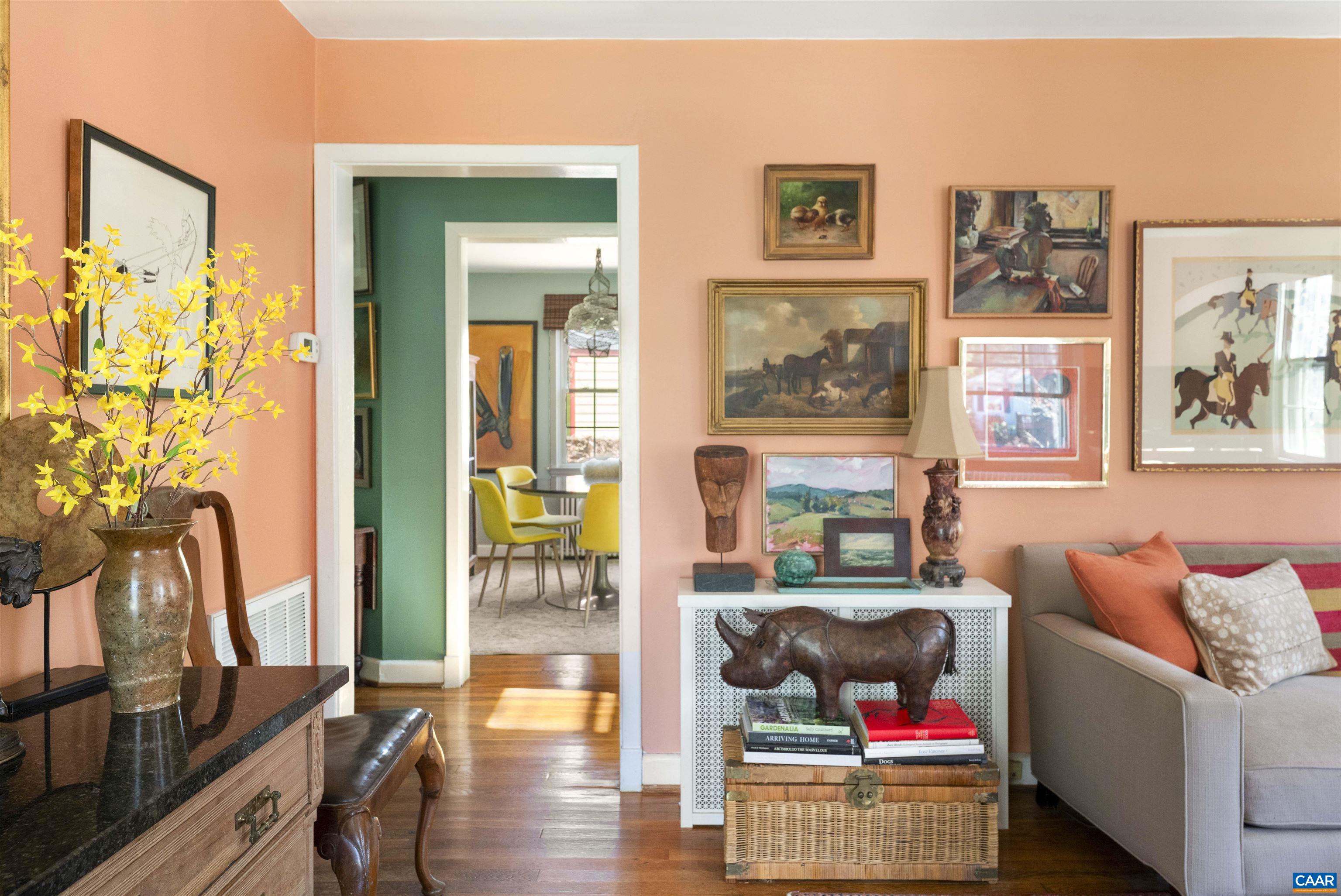 Open House Saturday 10/4 10AM -noon and Sun 10/5 12-2PM  This enchanting cottage sits atop a hill on Greenleaf Lane just a stone’s throw from Greenleaf Park. The park, voted the best park for young children, has a playground and sprinkle park and woodland walking paths for dog lovers.  The cedar-shingled home has 3 bedrooms, a full and half bath, beautiful hard wood floors, a wood burning fireplace with a heart pine mantel in the family room, a dining room with views to the fenced back yard and fire pit area, and a charming kitchen equipped with a gas range and Big Chill refrigerator. Though in the City, the property feels private and has been maintained and updated by the current owner who is an avid gardener.  The circular drive and attached carport offer weather-protected access to the home, which is conveniently located close to UVA, the YMCA, the downtown mall, WF, and other favorite local restaurants and breweries. Enjoy this peaceful retreat from the front porch or beside the koi pond while listening to the waterfall and admiring the gardens.