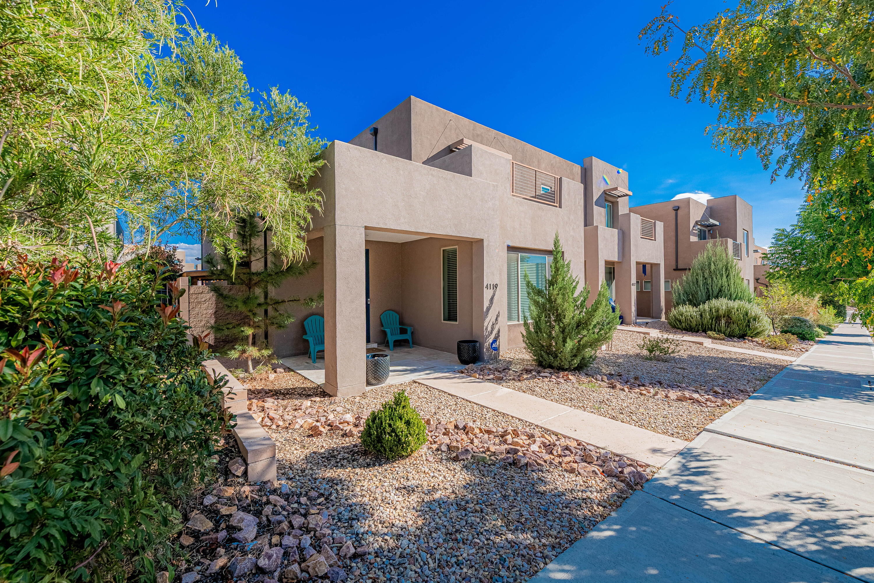 Move-In Ready 3-Bed, 3-Bath in Prime Albuquerque Location!Welcome home to this beautifully updated property in one of Albuquerque's most desirable areas! Featuring 3 spacious bedrooms and 3 bathrooms, this home offers an open and modern floor plan with great lighting throughout.Step inside and fall in love with the stunning laminate wood floors, gorgeous cabinetry, and granite countertops that perfectly complement the stainless steel appliances. The kitchen is both stylish and functional, making it a true centerpiece of the home.The living spaces flow seamlessly, creating the perfect environment for entertaining or relaxing. Step outside to your stunning covered patio, an ideal spot to enjoy New Mexico's beautiful weather year-round.