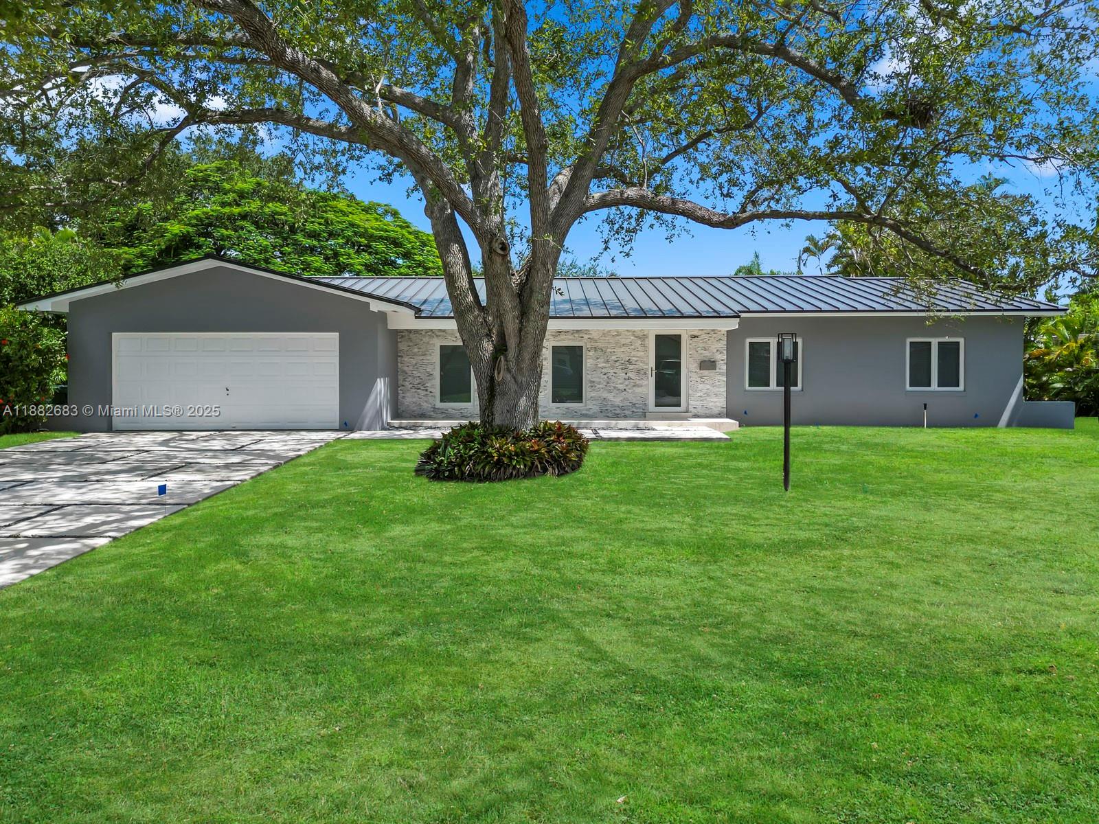 Completely updated inside and out rental in sought-after Palmetto Bay! This move-in ready home features impact windows & doors and a newer metal roof for peace of mind. Inside, enjoy brand new shell stone tile floors throughout, tastefully updated bathrooms, and a desirable split-bedroom plan. The private, fully fenced backyard is a tropical retreat with a beautiful sparkling pool and brand-new travertine stone deck, perfect for entertaining or relaxing. A rare opportunity to lease a stylish, modern home in one of Palmetto Bay’s most desirable neighborhoods. Close to shopping, turnpike, and popular Black Point Marina. Monthly rent includes yard maintenance and pool service. Easy to show